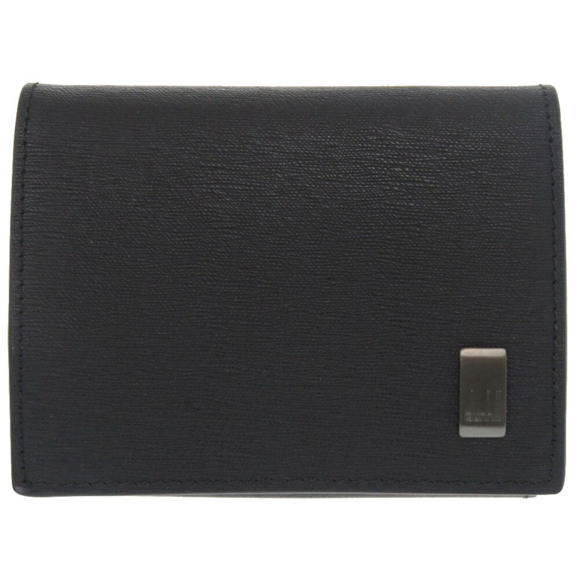 Alfred Dunhill Dunhill Leather Black Coin Case Purse Wallet 1360 Men's Size ONE SIZE - 1 Thumbnail