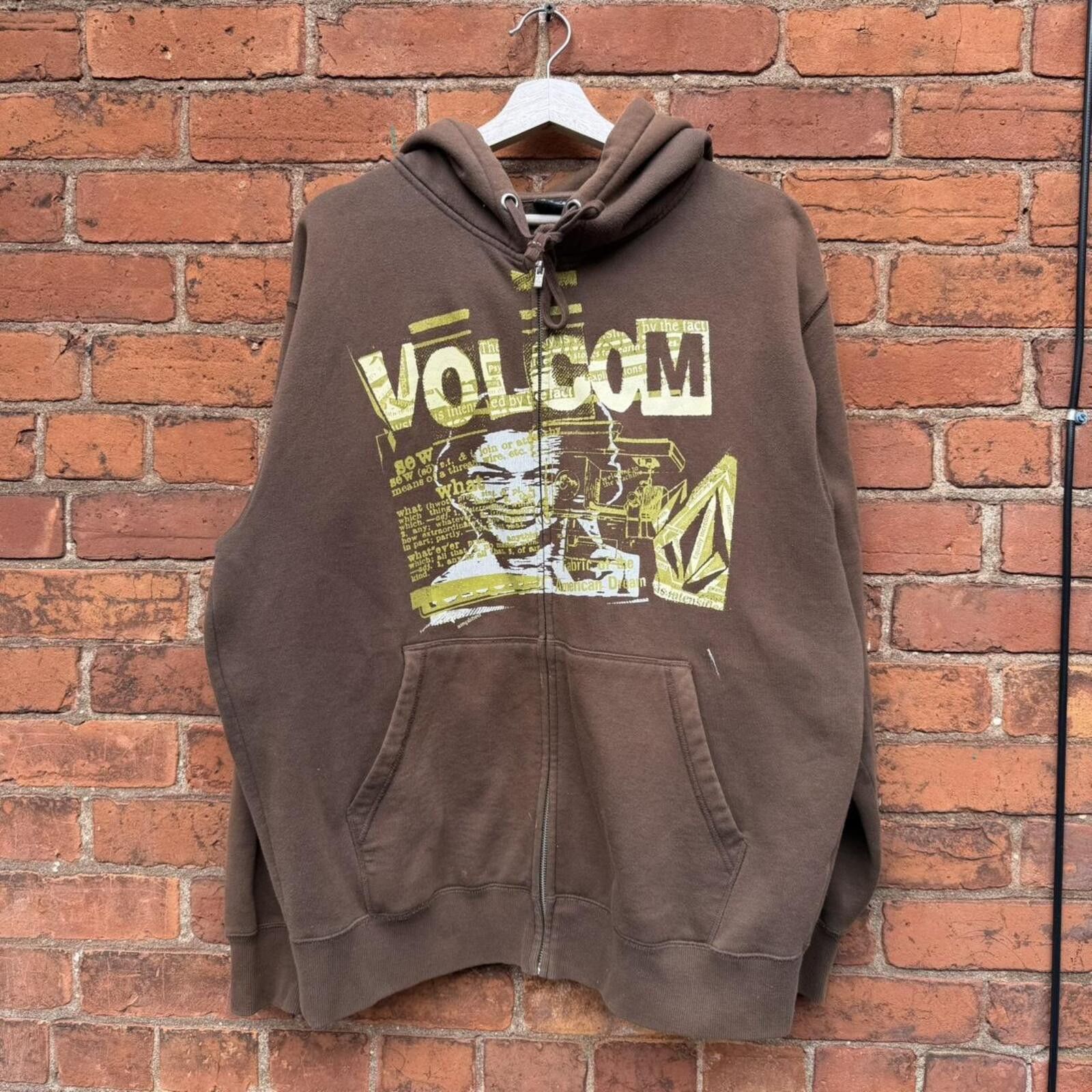 Volcom Vintage volcom sew what zip up hoodie 00s L Size US L / EU 52-54 / 3 - 4 Thumbnail