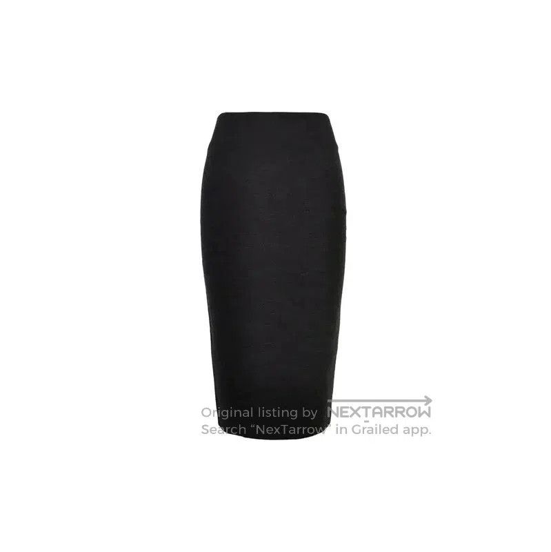 Burberry Burberry Gray Wool Blend Mid-Length Skirt. Size 23" - 7 Thumbnail