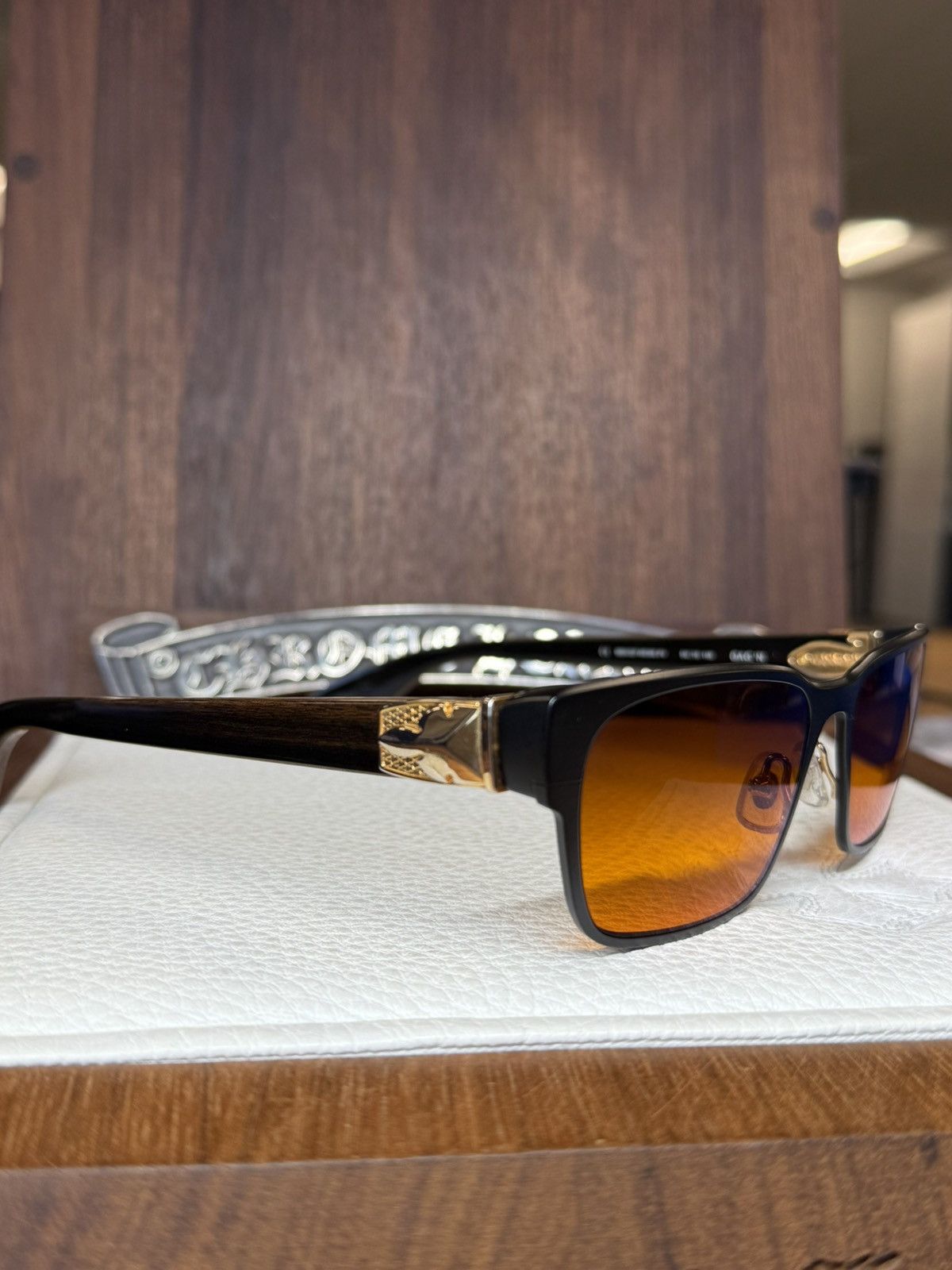 Chrome Hearts Chrome Hearts Gag’n Wood Sunglasses Size ONE SIZE - 1 Thumbnail