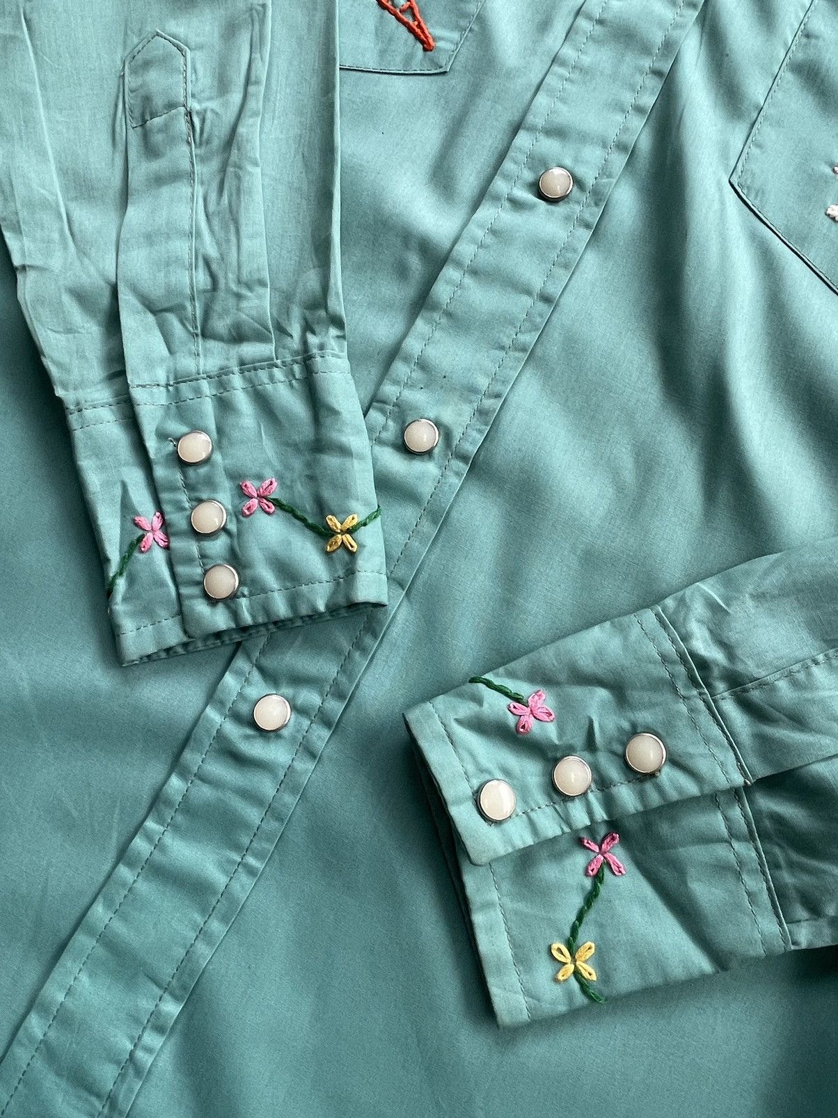 Vintage Vintage 70’s Washington Dee Cee Western Shirt Size US S / EU 44-46 / 1 - 17 Thumbnail