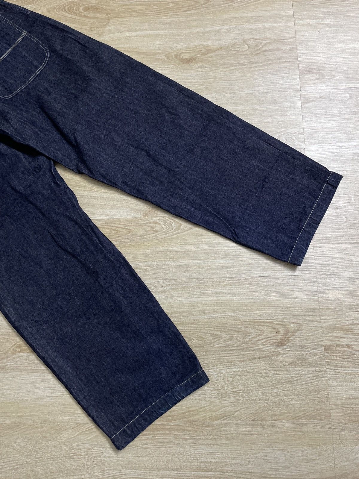 Marc Buchanan × Pelle Pelle × Vintage Vintage Pele Pele X Marc Buchanan Baggy denim pants Size US 34 / EU 50 - 6 Thumbnail