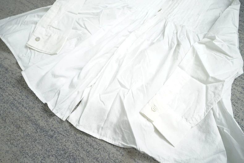Yohji Yamamoto Yohji Yamamoto Pleated A-Line Shirt Dress by Yohji Yamamot Size US S / EU 44-46 / 1 - 5 Thumbnail