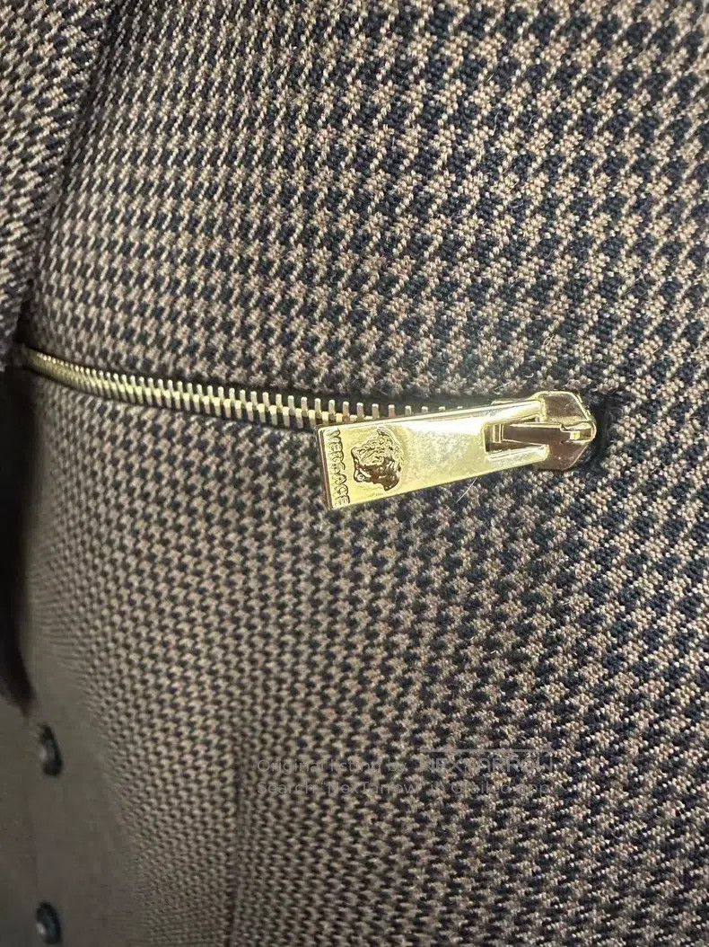 Versace Versace Casual blazer wool houndstooth paneling Size US M / EU 48-50 / 2 - 3 Thumbnail