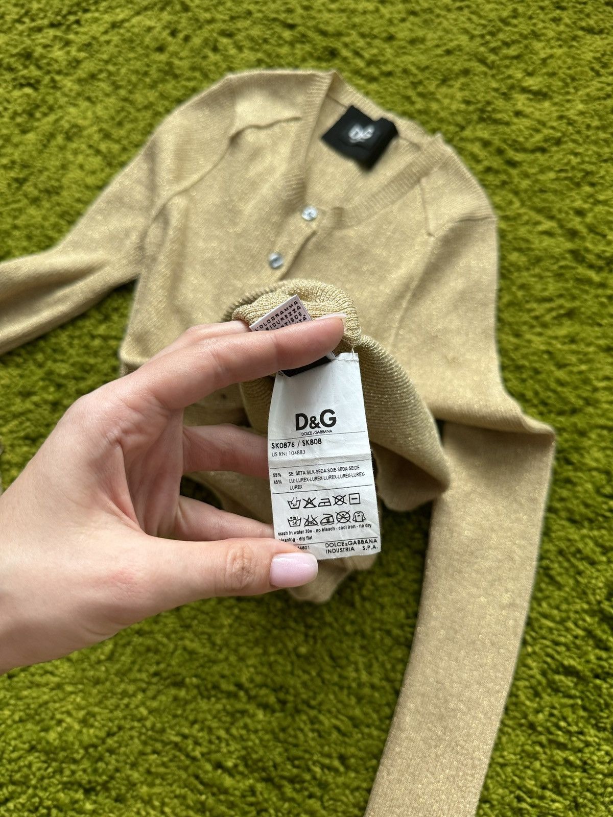Dolce & Gabbana Dolce & Gabbana D&G avant garde silk longsleeve blouse Size S / US 4 / IT 40 - 10 Thumbnail