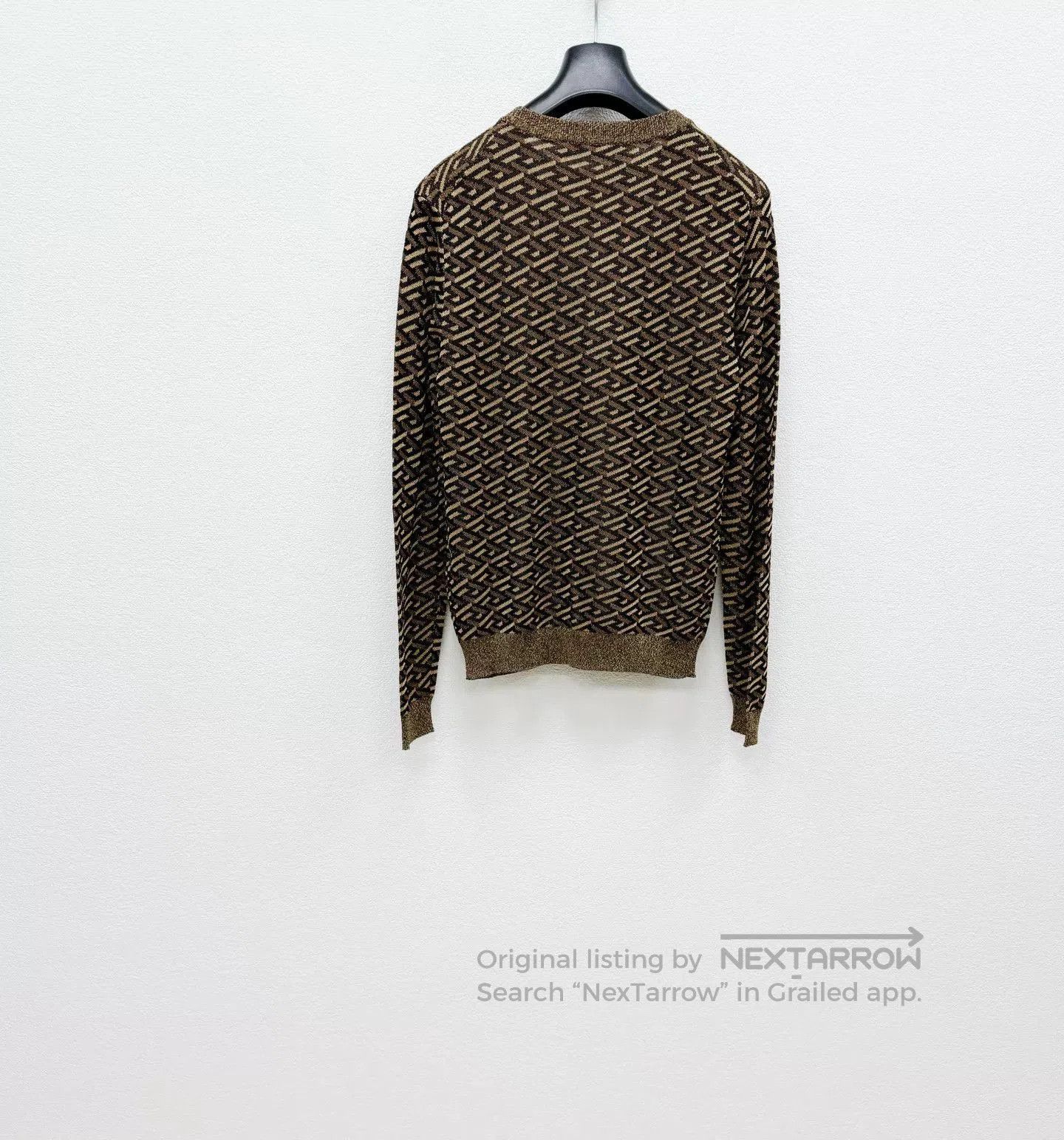 Versace VERSACE Embroidered Knit Sweater. Size US S / EU 44-46 / 1 - 2 Thumbnail