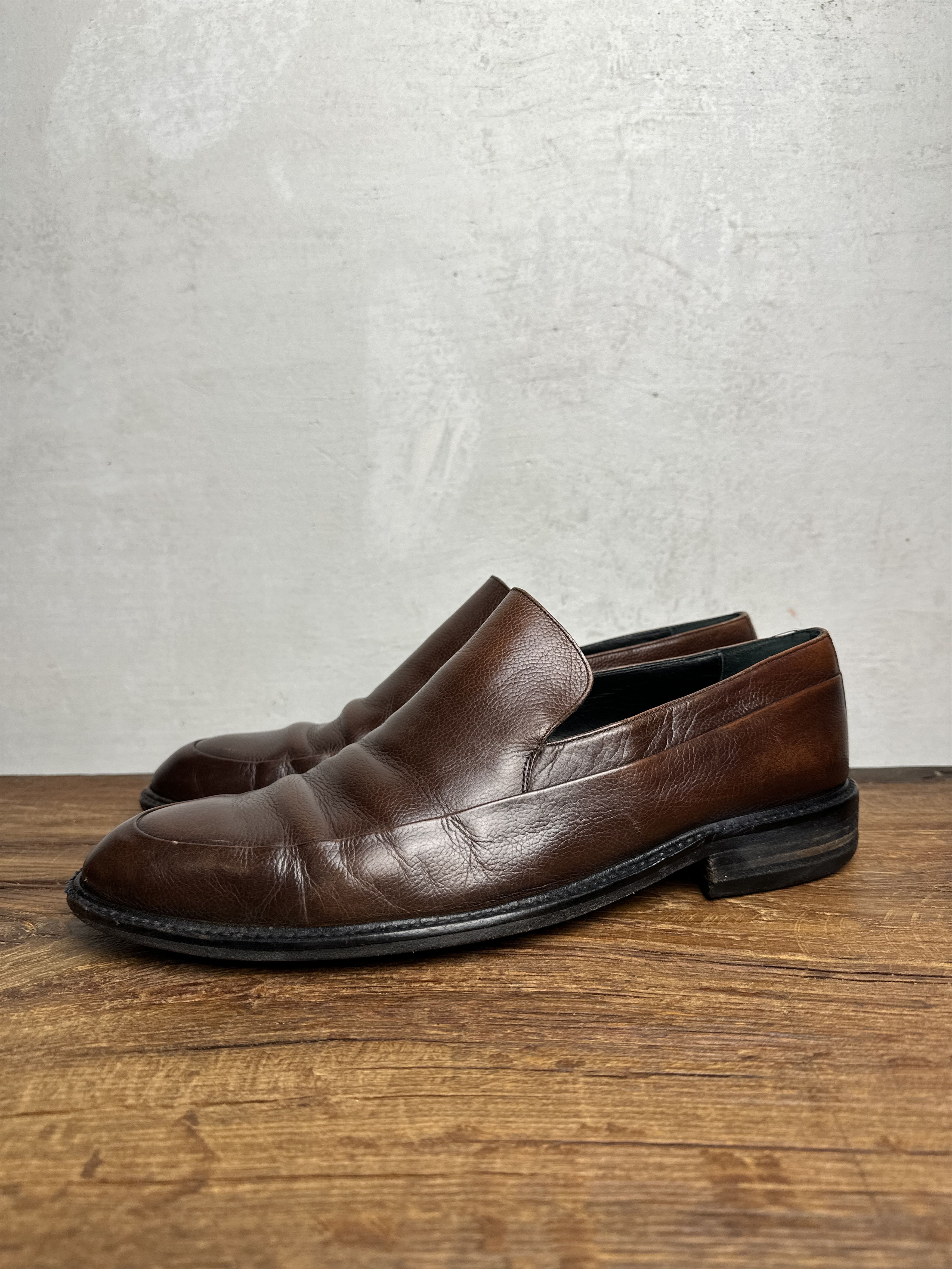 Gucci Casual Leather Brown Shoes
