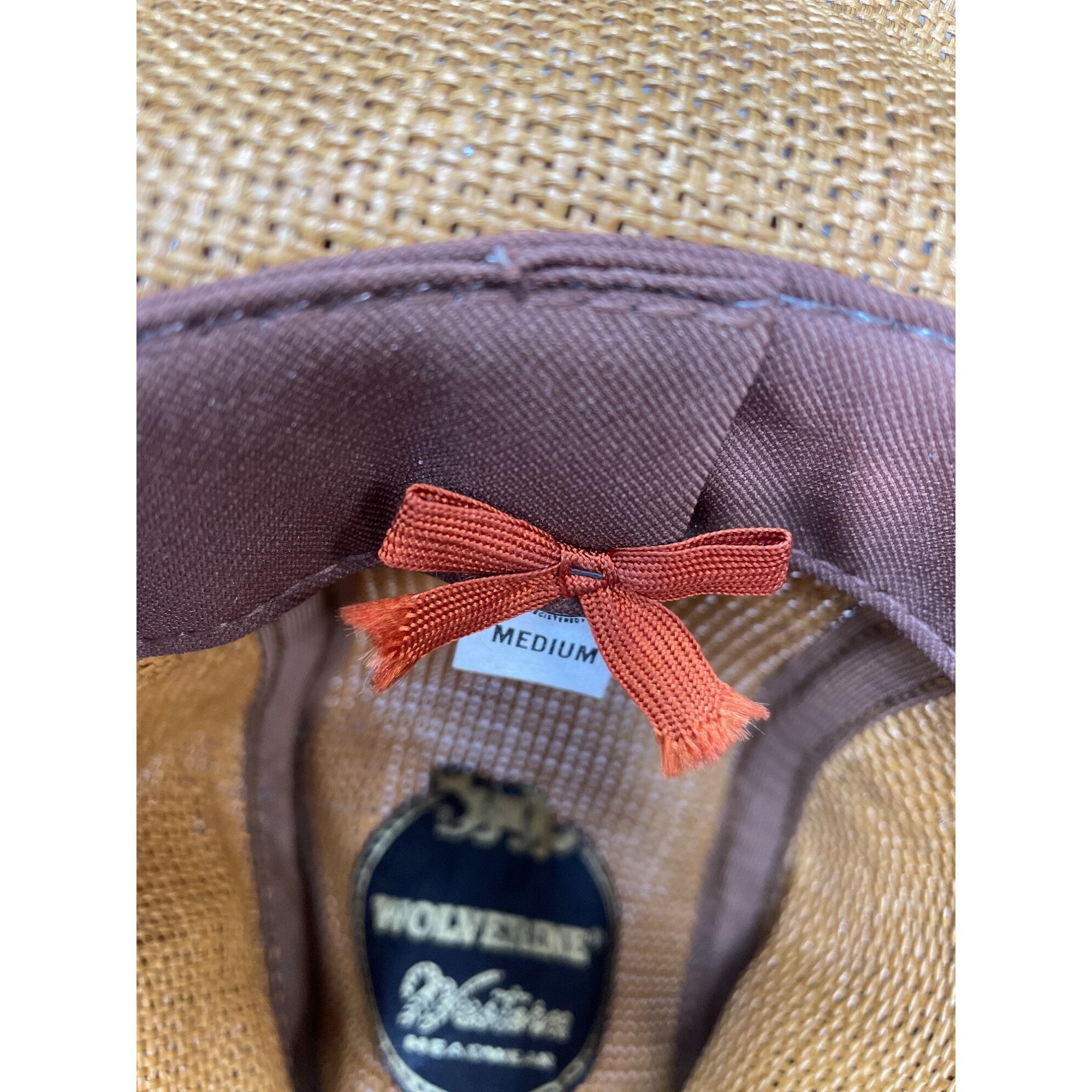Wolverine Wolverine Western Wear Womens Brown Feathered Straw Cowboy H Size ONE SIZE - 13 Thumbnail
