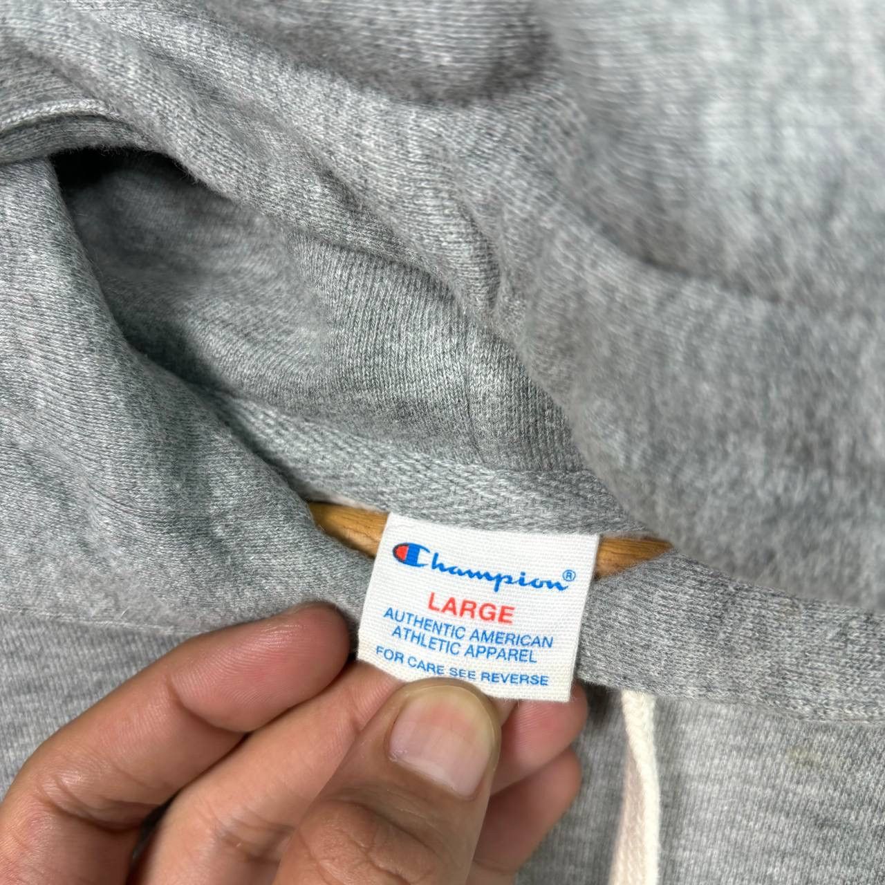Champion Vtg 90s Champion New York Spell Out Hoodie Sweatshirt L Grey Size US L / EU 52-54 / 3 - 6 Thumbnail