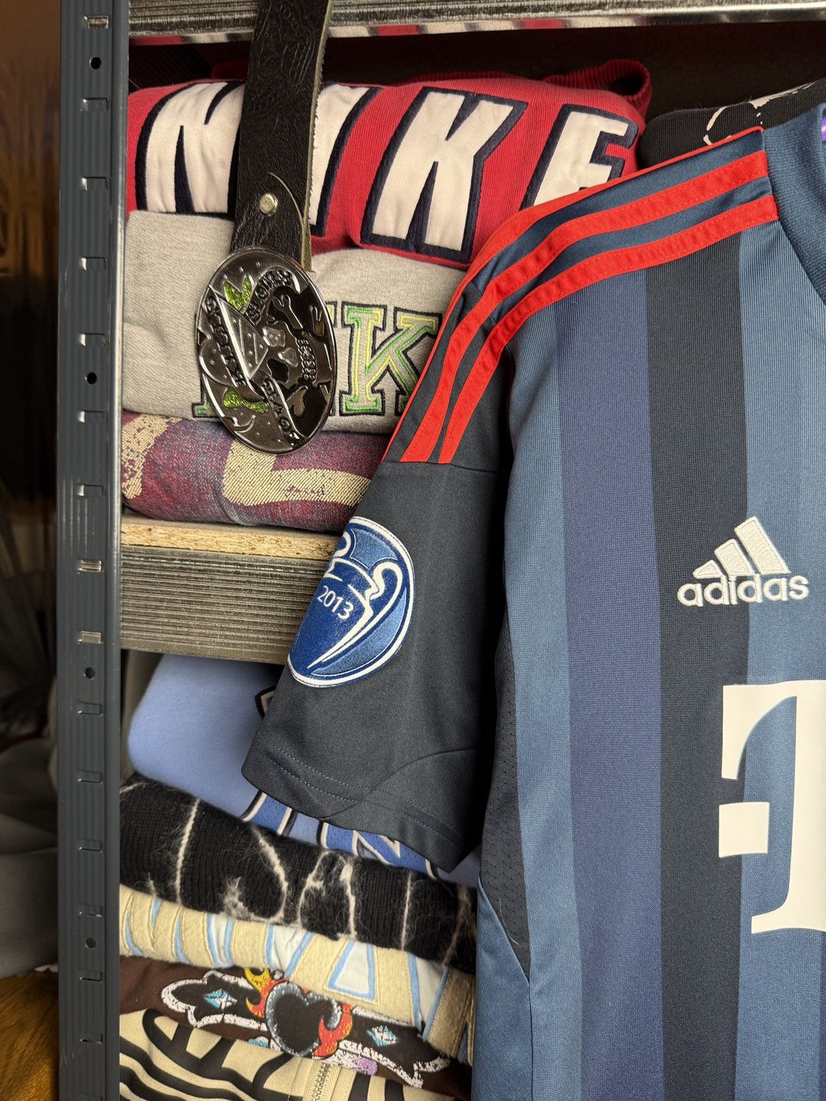 Adidas F.C Bayern Adidas FIFA 2013-2014 soccer jersey t shirt Size US M / EU 48-50 / 2 - 5 Thumbnail