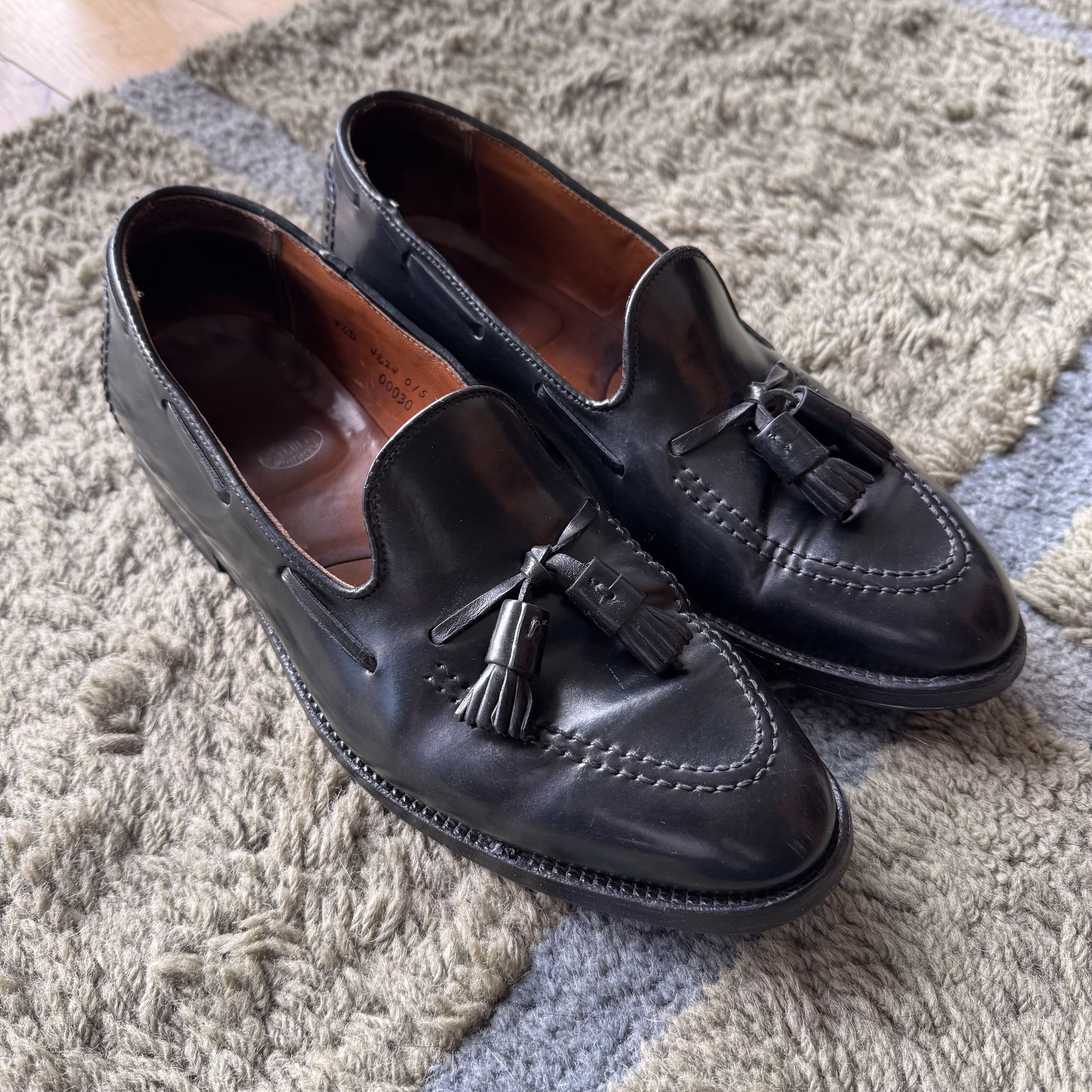 RESOLED Alden x Brooks Bros 763 Unlined Shell Cordovan Penny Loafer LHS 9 C Alden × Brooks Brothers $813 ALDEN / BROOKS BROS 763 Shell  main image 4