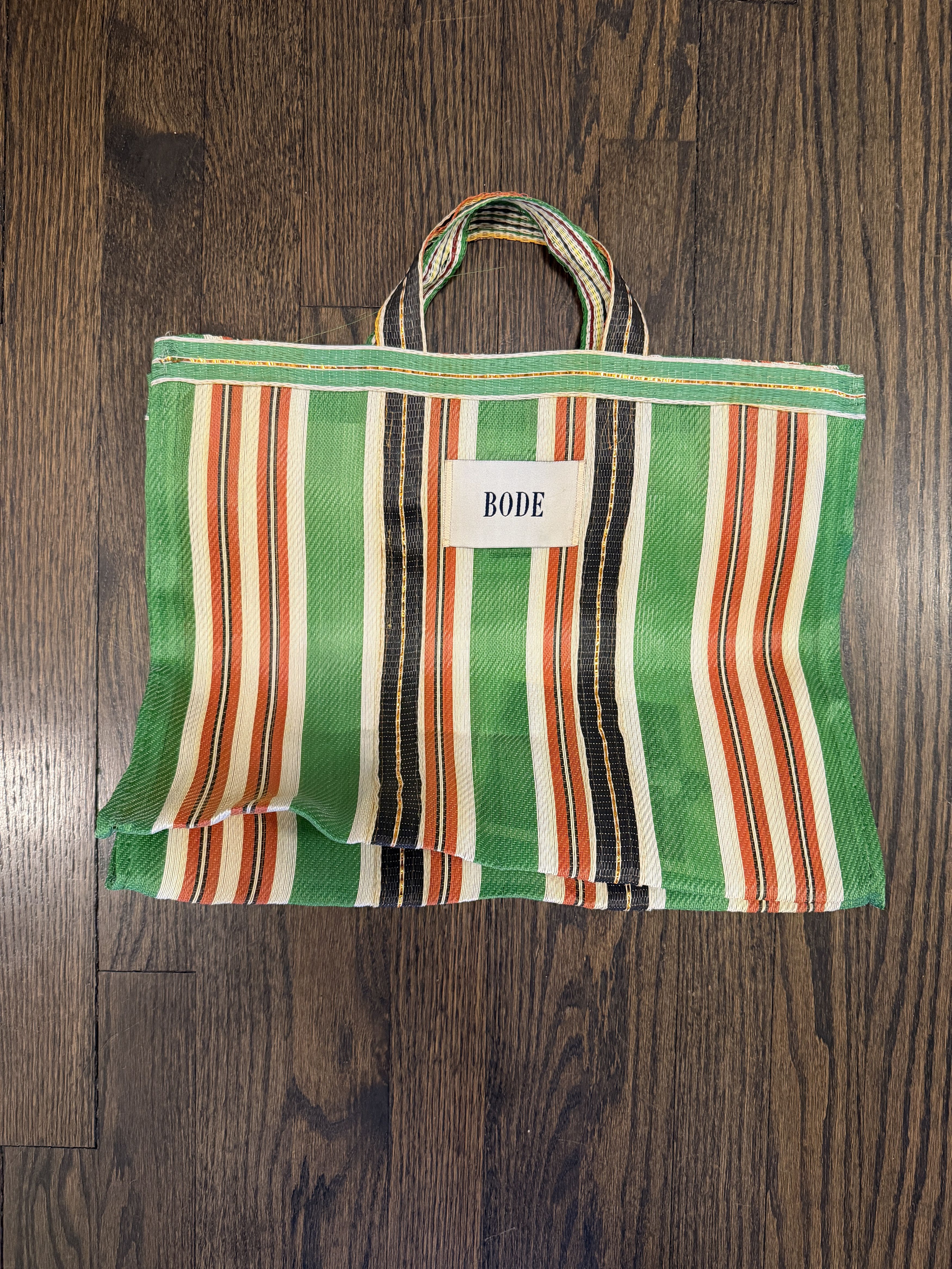 Bode Bode Shopping Tote Bag Green Size ONE SIZE - 1 Thumbnail