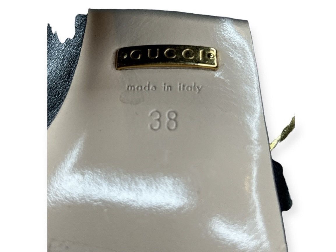 Gucci GUCCI Carly Sylvie Web Stripe Black Ankle Boots EU 38 US 8 Size US 8 / IT 38 - 12 Thumbnail