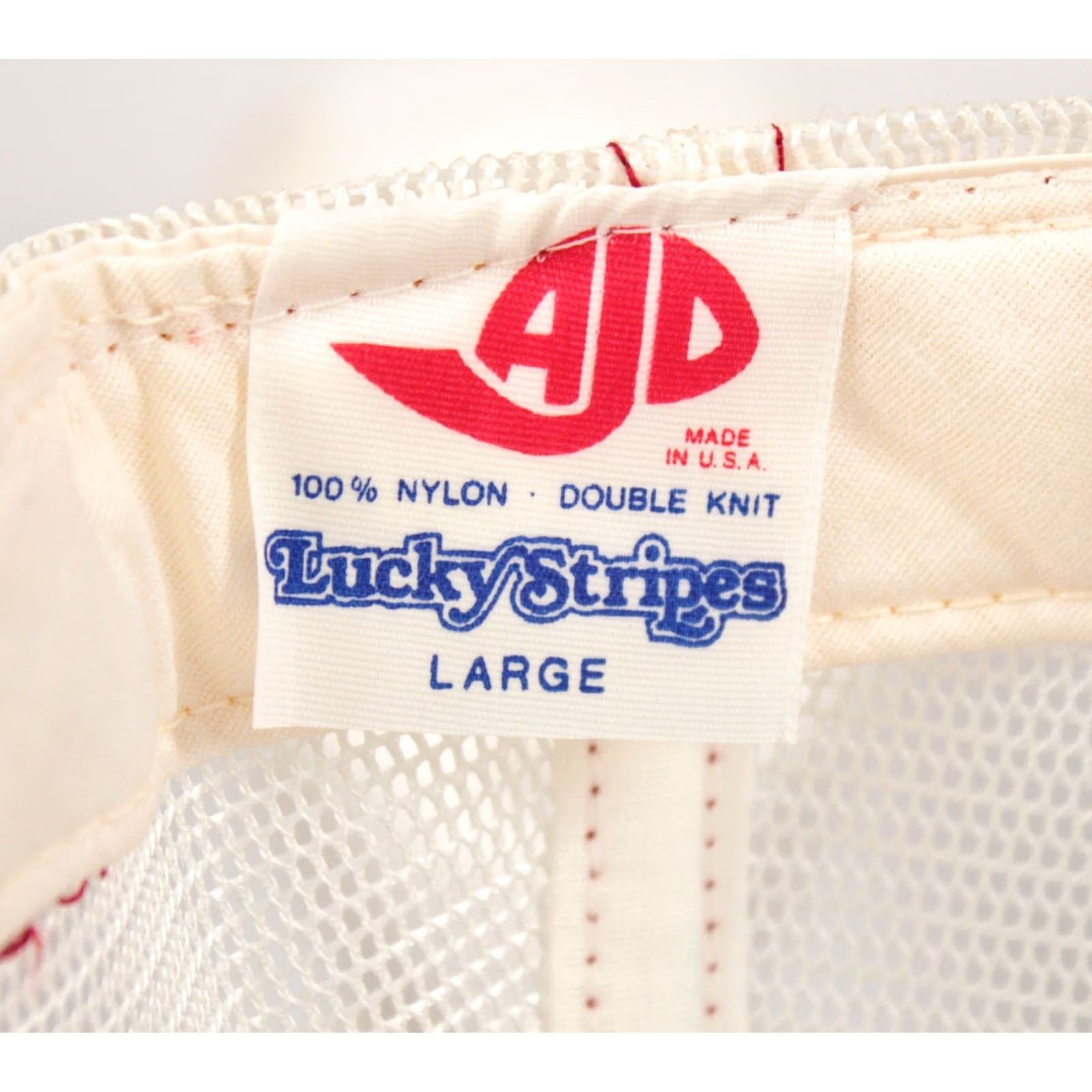 Vintage Vtg 80s Cap - Adjustable Mesh Snapback Hat - Red (80s) - AJD Size ONE SIZE - 6 Thumbnail