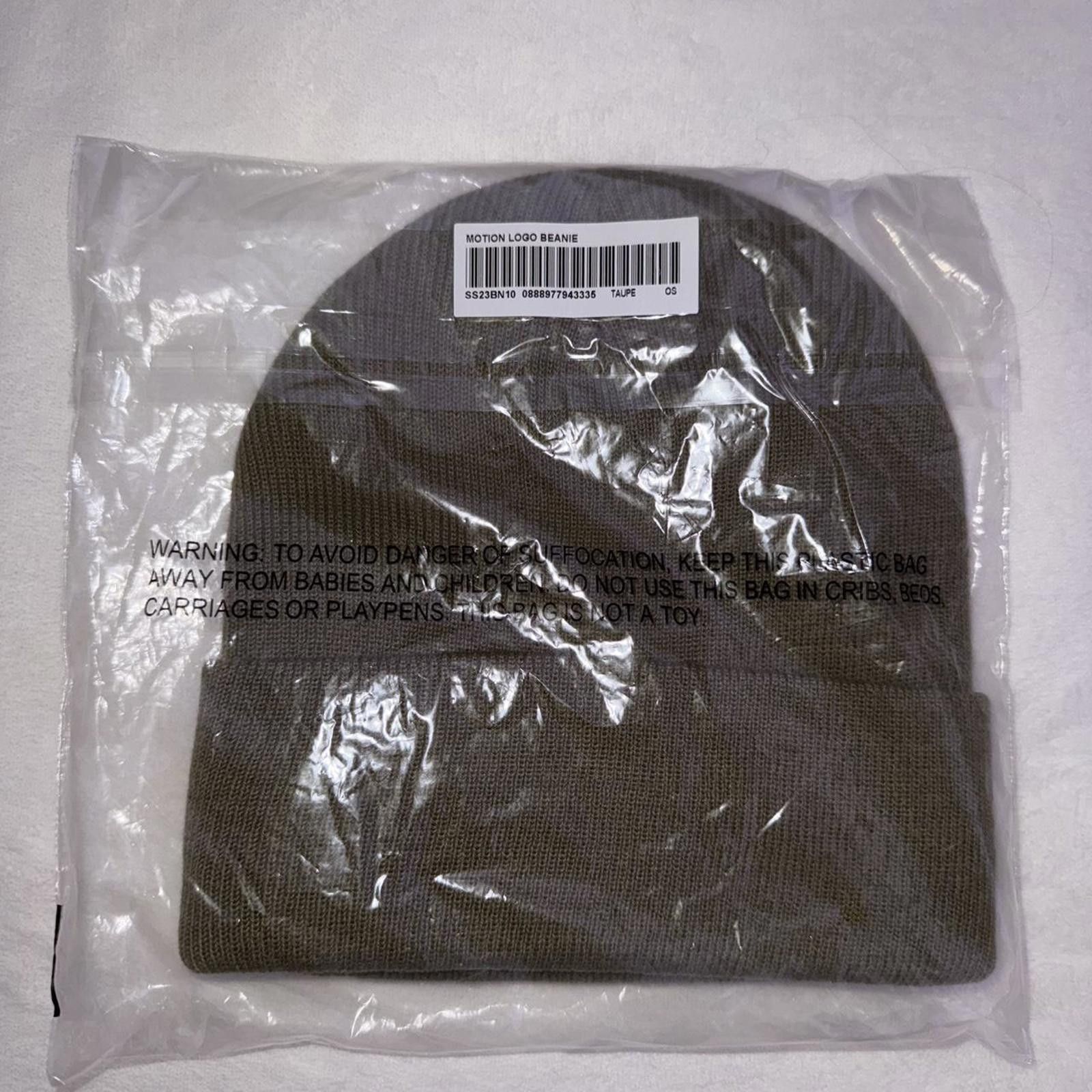 Supreme 2023 Supreme Motion Logo Beanie 'Taupe' Size ONE SIZE - 3 Thumbnail