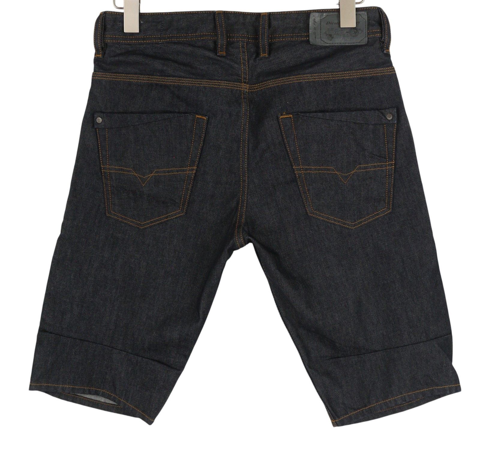 Diesel Kroshort R8E50 Men Shorts W29 Denim Dark Blue 41351 Size US 29 - 2 Thumbnail