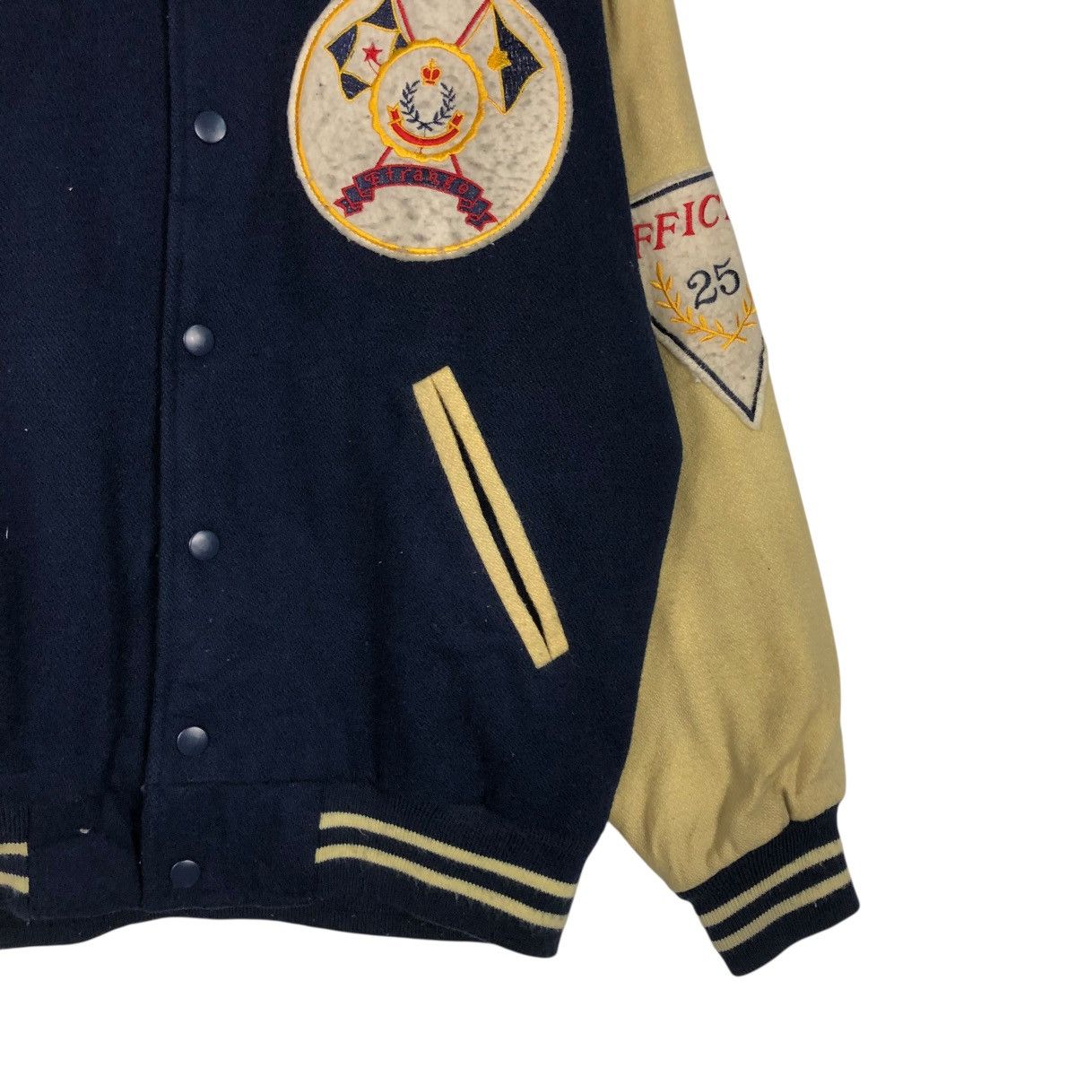 Vintage 🔥VINTAGE WOOL VARSITY JACKET WONDERSTORY ISSEY MIYAKE Size US M / EU 48-50 / 2 - 7 Thumbnail