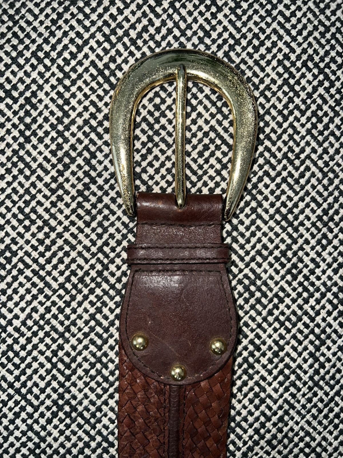 Michael Kors Vintage Michael Kors Braided Leather Belt Size ONE SIZE - 5 Thumbnail