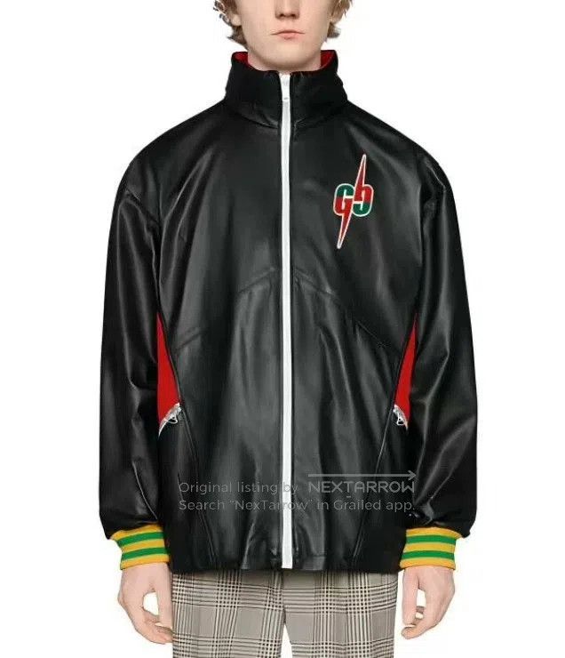 Gucci Gucci Red And Black Leather Jacket. Size US M / EU 48-50 / 2 - 5 Thumbnail