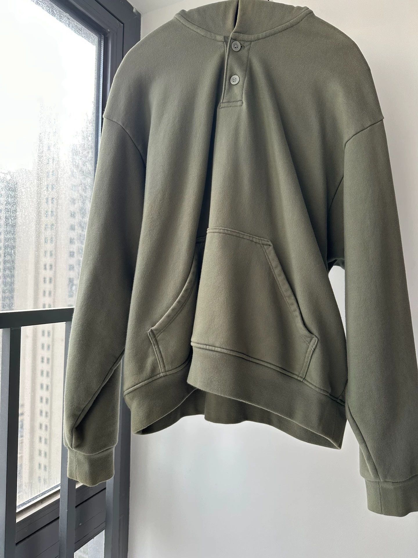 Fear of God Fear of God Season 6, Henley Collar Hoodie/Sweatshirt, Size US XS / EU 42 / 0 - 1 Thumbnail