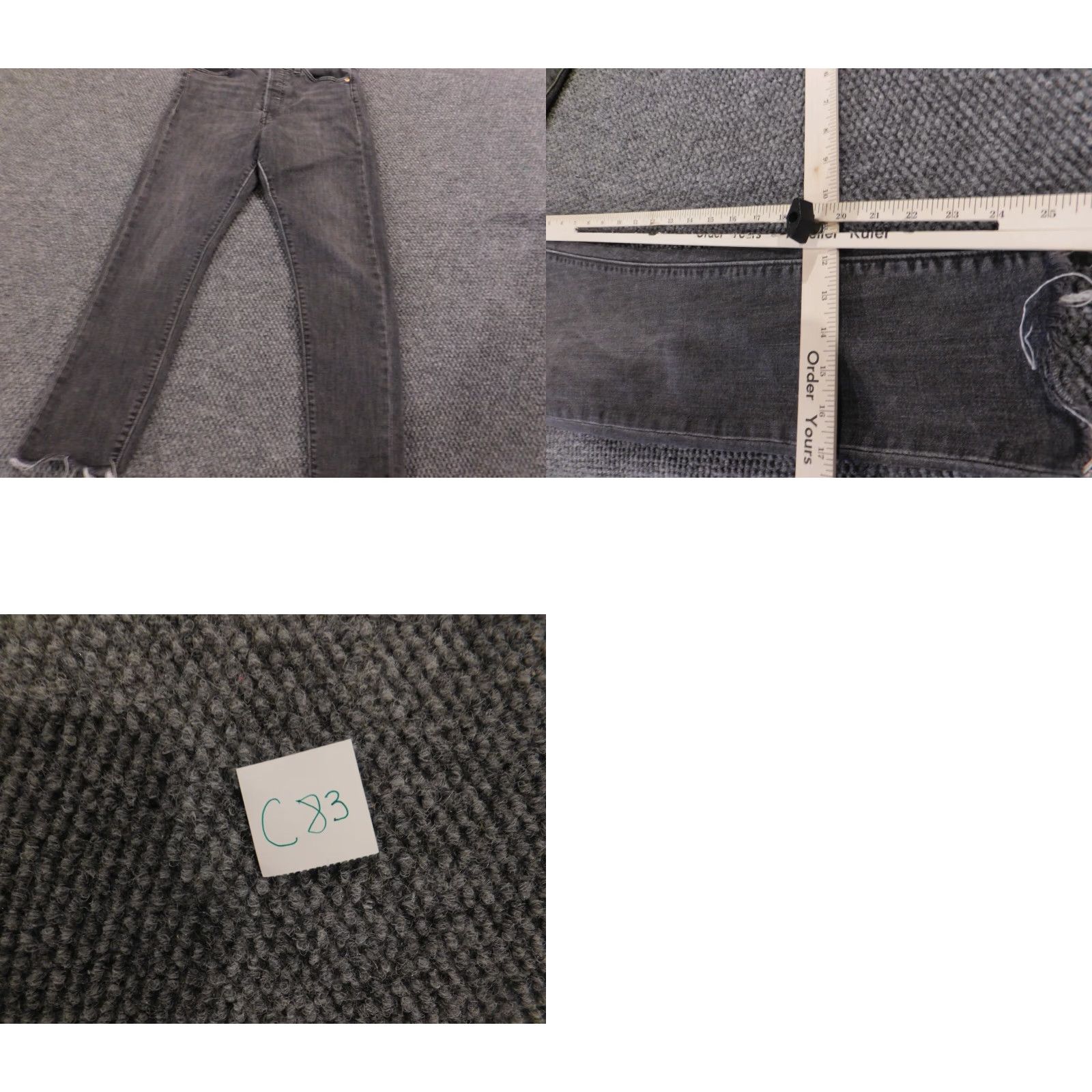 Levi's Levi's Womens Jeans 27 Gray Skinny Denim Size 27" / US 4 / IT 40 - 8 Thumbnail