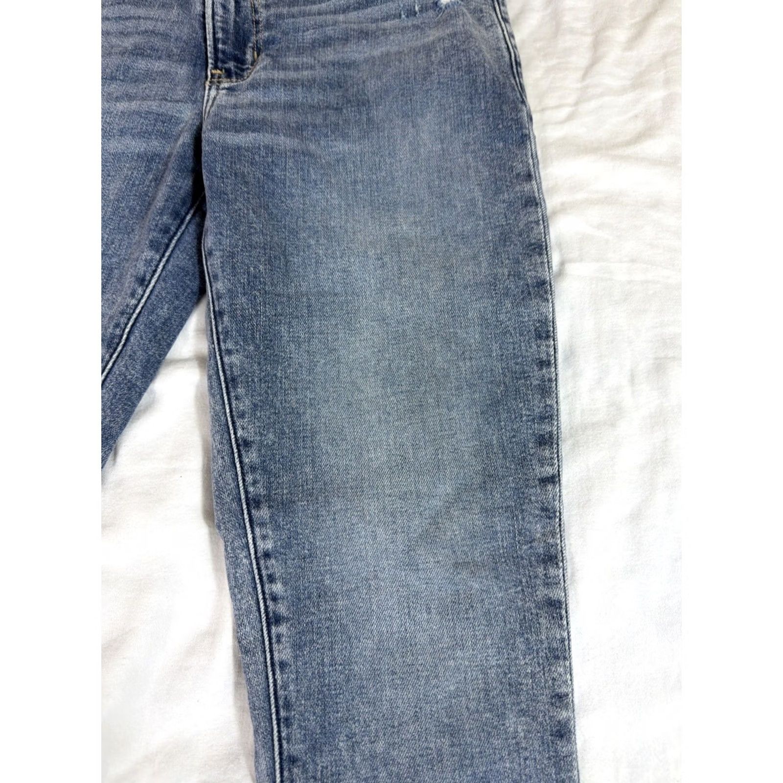 Abercrombie & Fitch Abercrombie & Fitch Women’s Jeans Skinny Light Wash High Rise Ankle 0 Blue XS? Size 42" / US 20 - 5 Thumbnail