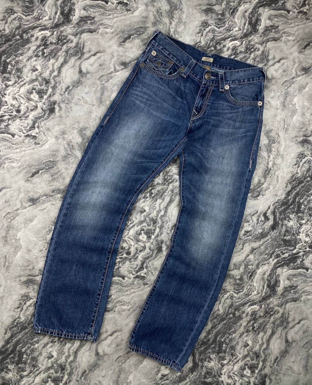 True Religion Vintage True Religion Ricky Straight Denim Jeans Baggy Size US 32 / EU 48 - 2 Thumbnail