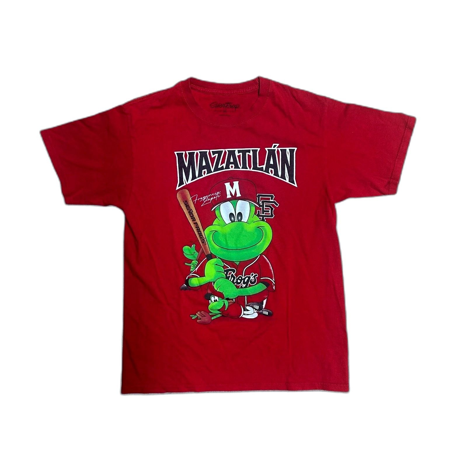 Frog Skateboards Senor Frogs Mazatlan Baseball Shirt Red Size US M / EU 48-50 / 2 - 1 Thumbnail