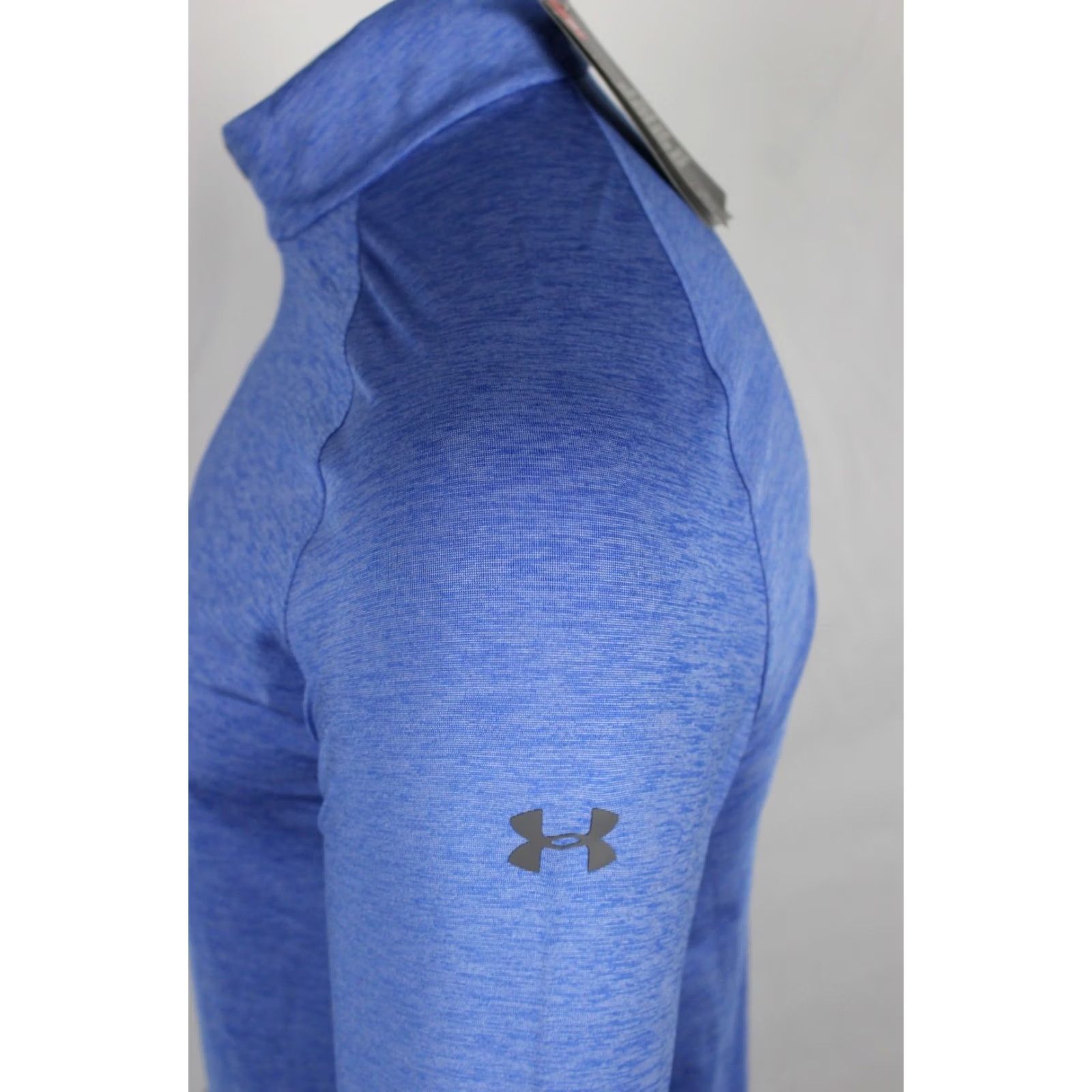 Under Armour Under Armour Men's Heatgear 1/4 Zip Pullover Long Sleeve Small Blue Heather Size US S / EU 44-46 / 1 - 4 Thumbnail