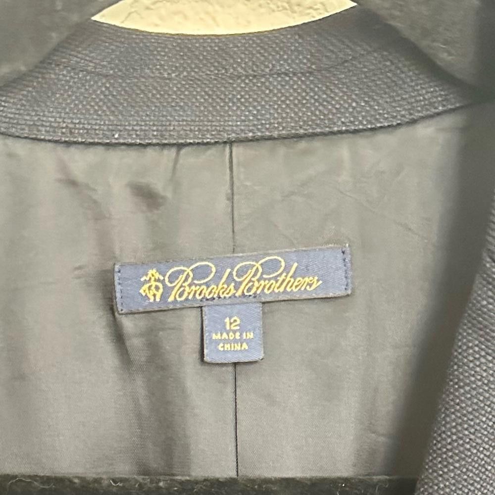 Brooks Brothers Brooks Brothers Navy Blue Vintage Wool Blazer Jacket 12 Size XL / US 12-14 / IT 48-50 - 4 Thumbnail