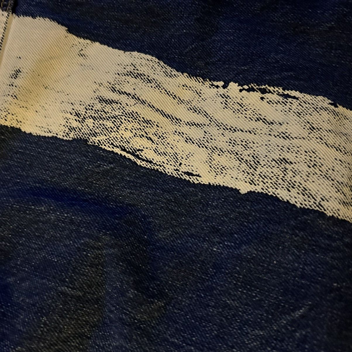 ✨rare! EVISU LARGE PAINTED LOGO DENIM