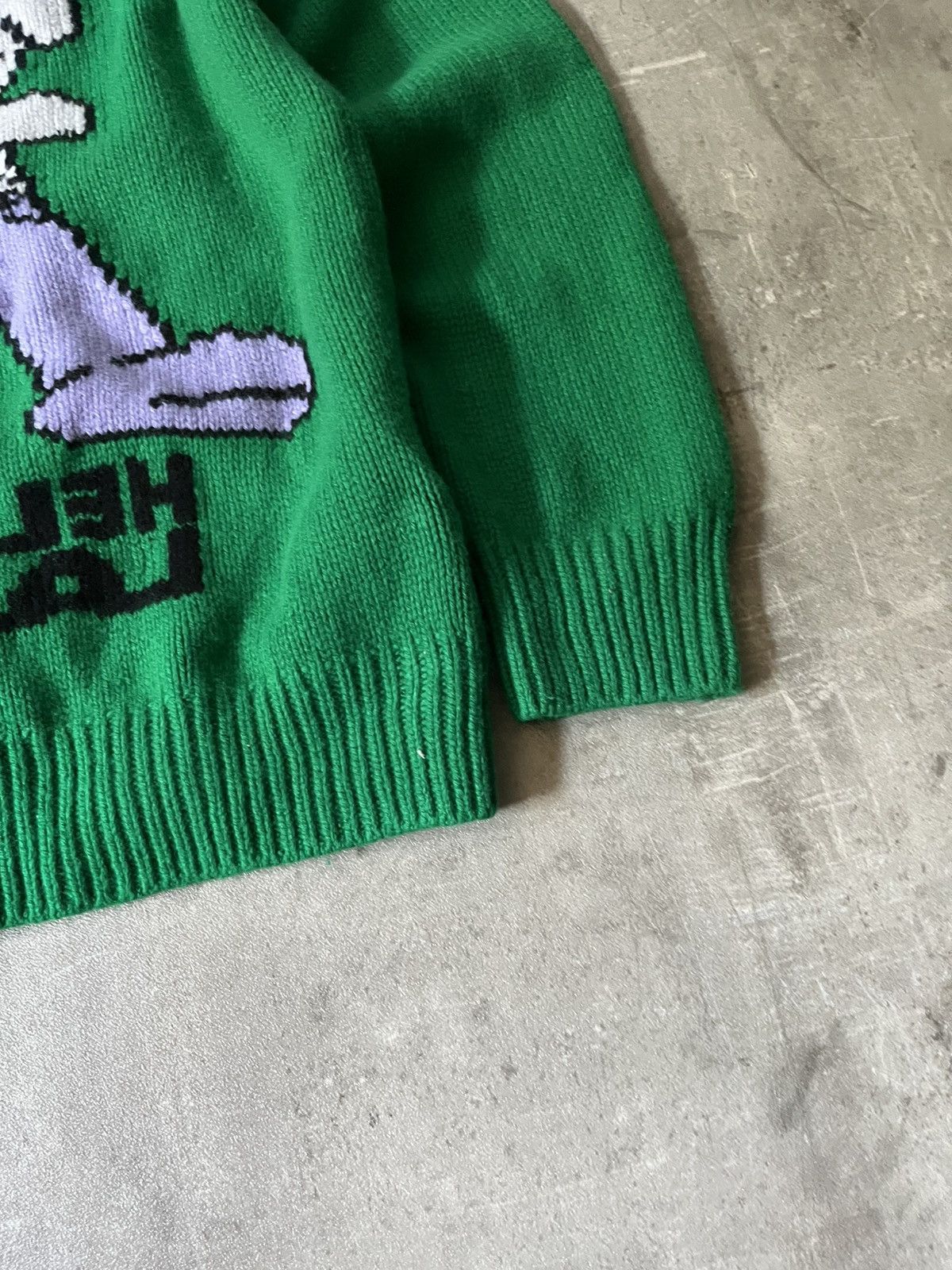 Helmut Lang Helmut Lang F/W 2020 wool green sweater Size US L / EU 52-54 / 3 - 7 Thumbnail