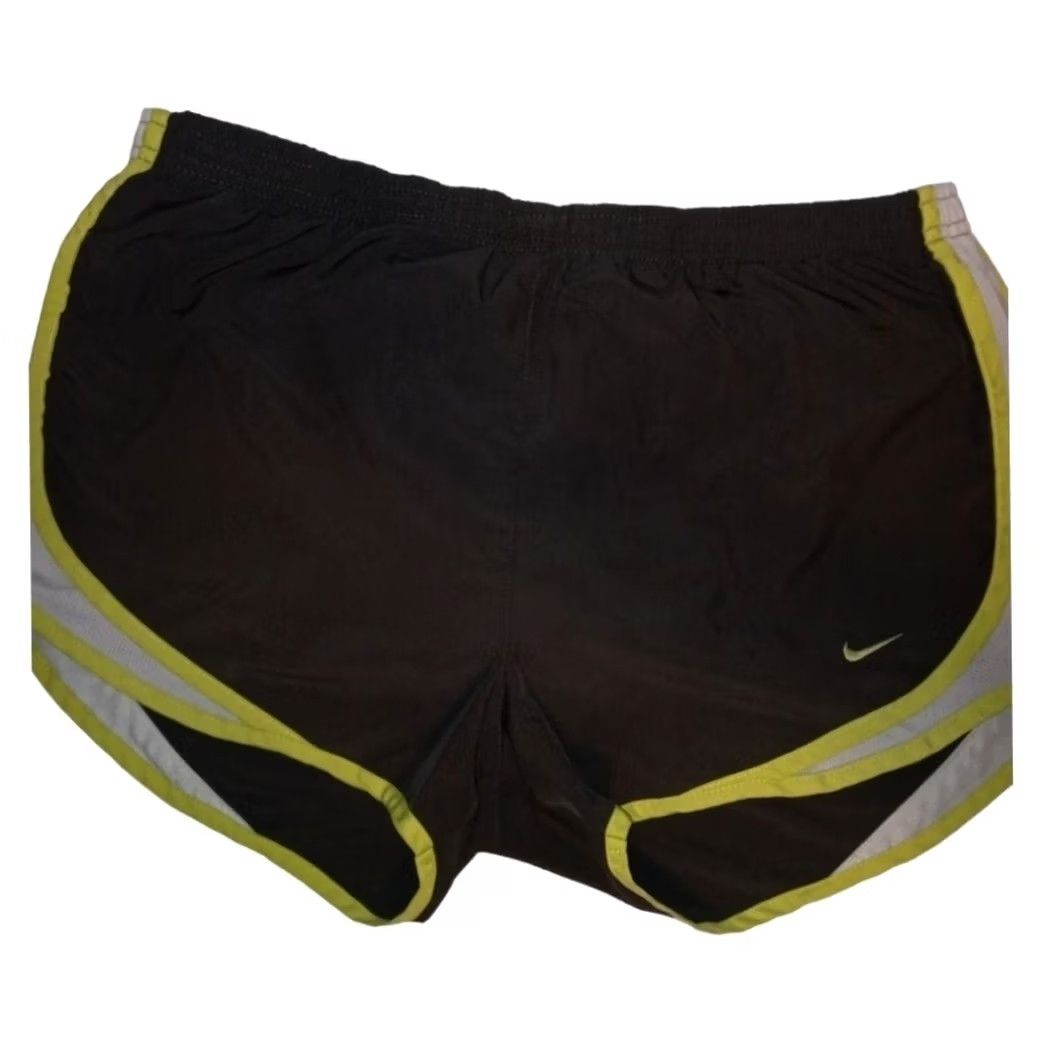 Nike Nike running shorts gray yellow medium Women M Gray Athletic Activewear Shorts Size 32" / US 10 / IT 46 - 3 Thumbnail