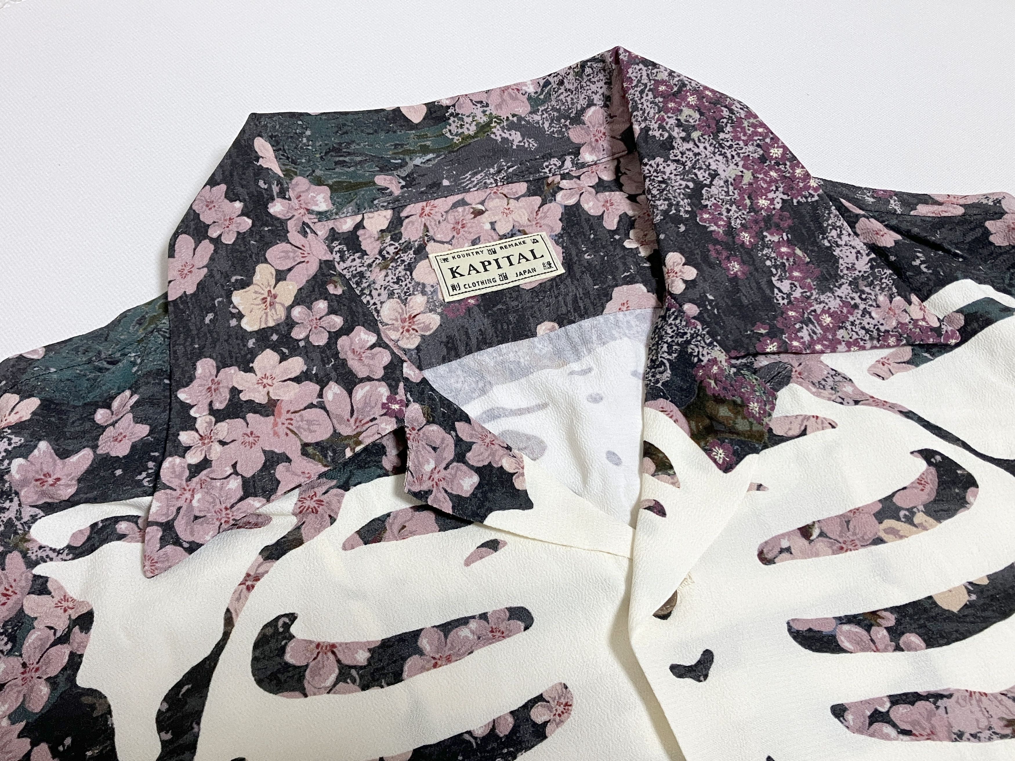 Kapital KAPITAL rayon Sakura Bone pt aloha shirt sumiguro new Size US XL / EU 56 / 4 - 4 Thumbnail
