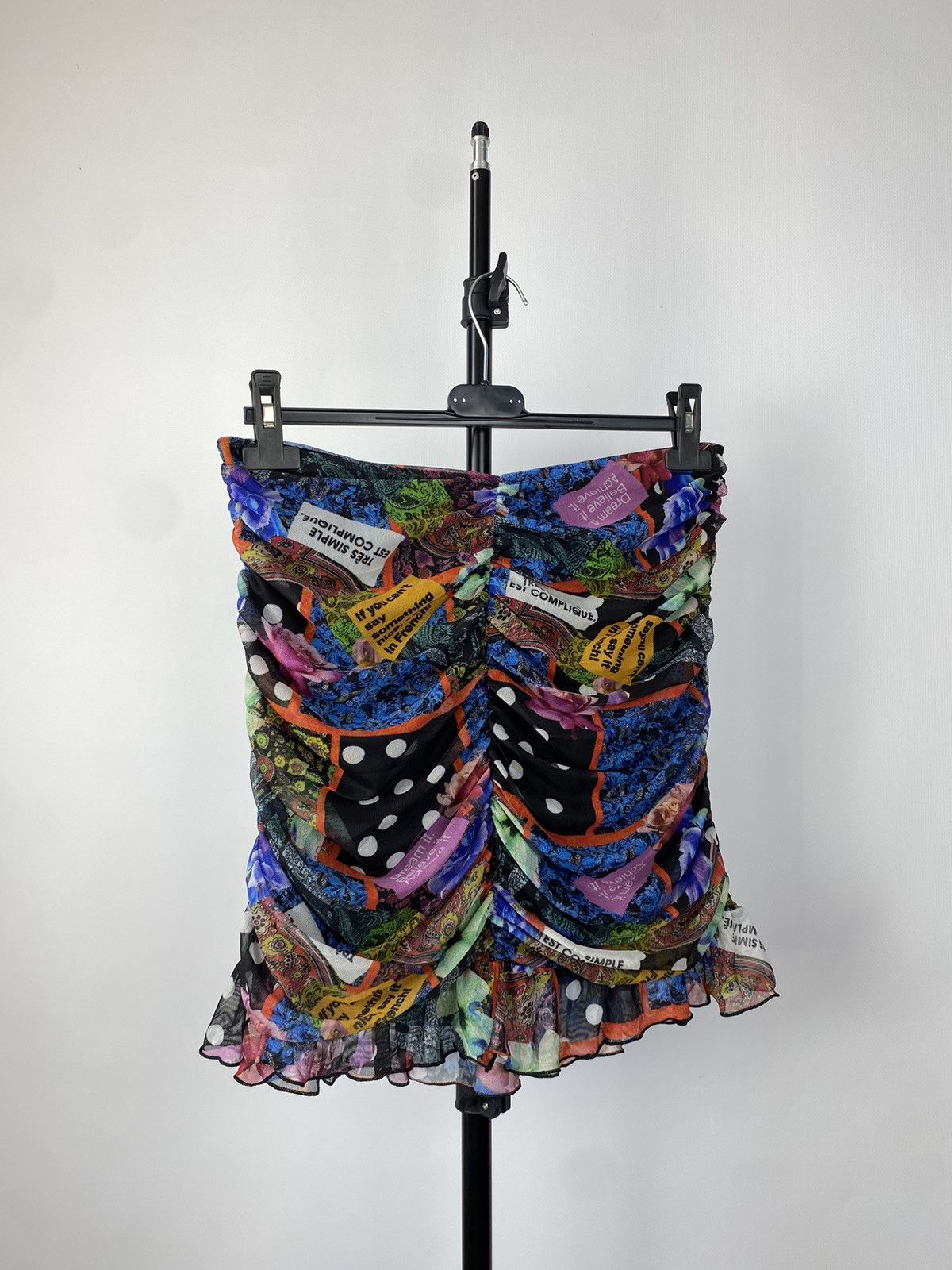 Japanese Brand y2K DESIGUAL archival Japan seditionaries style midi skirt Size 30" / US 8 / IT 44 - 1 Thumbnail