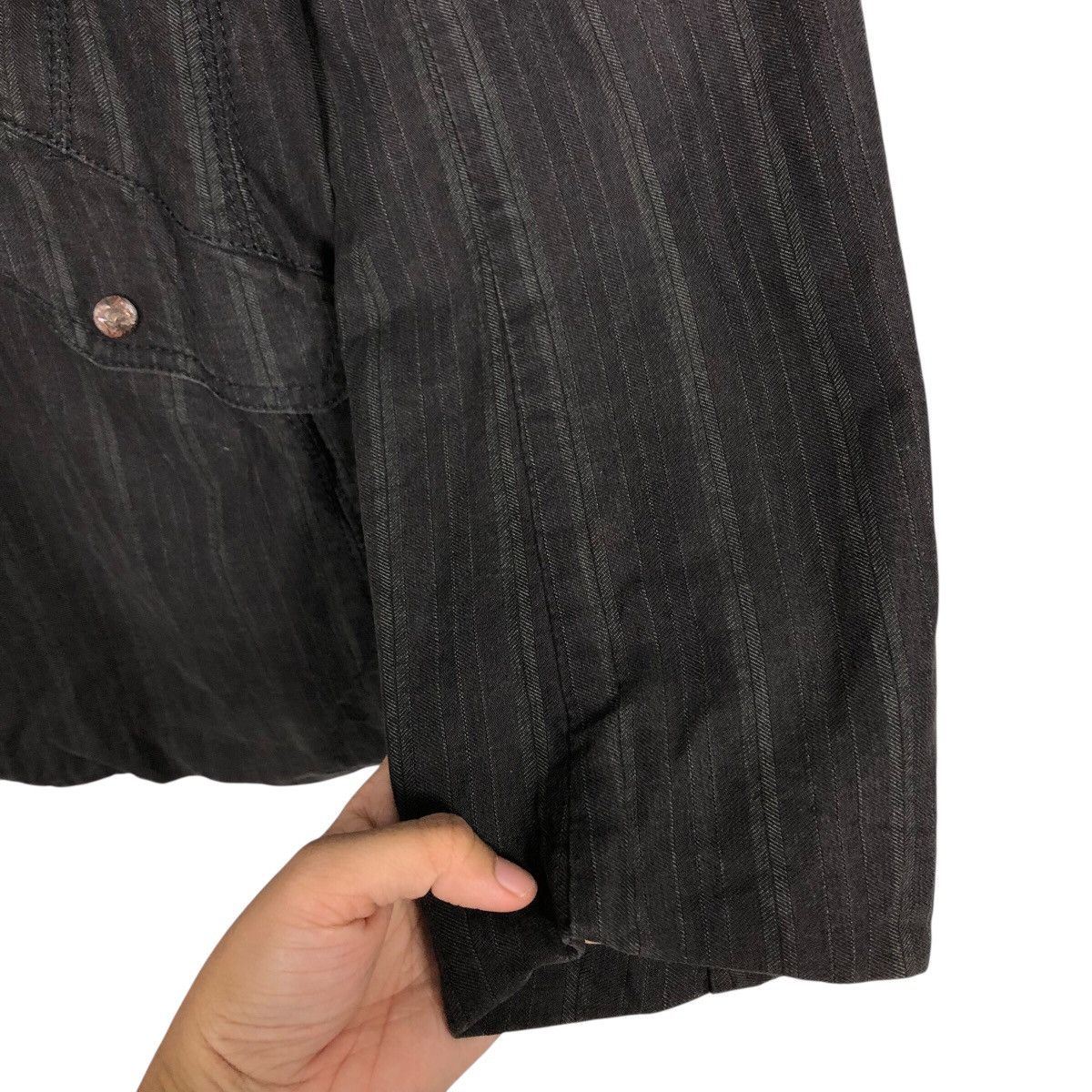 Diesel DIESEL Pinstripe Blazer L — Workwear Tailored Cotton Jacket Size US L / EU 52-54 / 3 - 16 Thumbnail