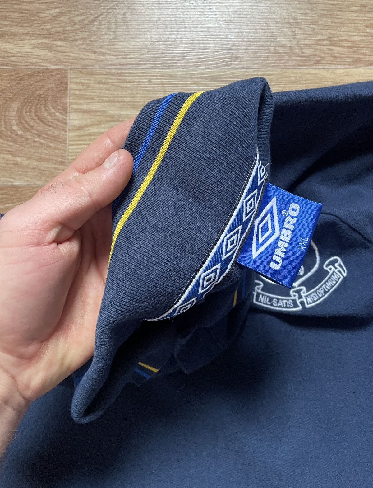 Umbro Vintage Everton Umbro 90’s EPL Polo T Shirt Football soccer Size US XXL / EU 58 / 5 - 11 Thumbnail