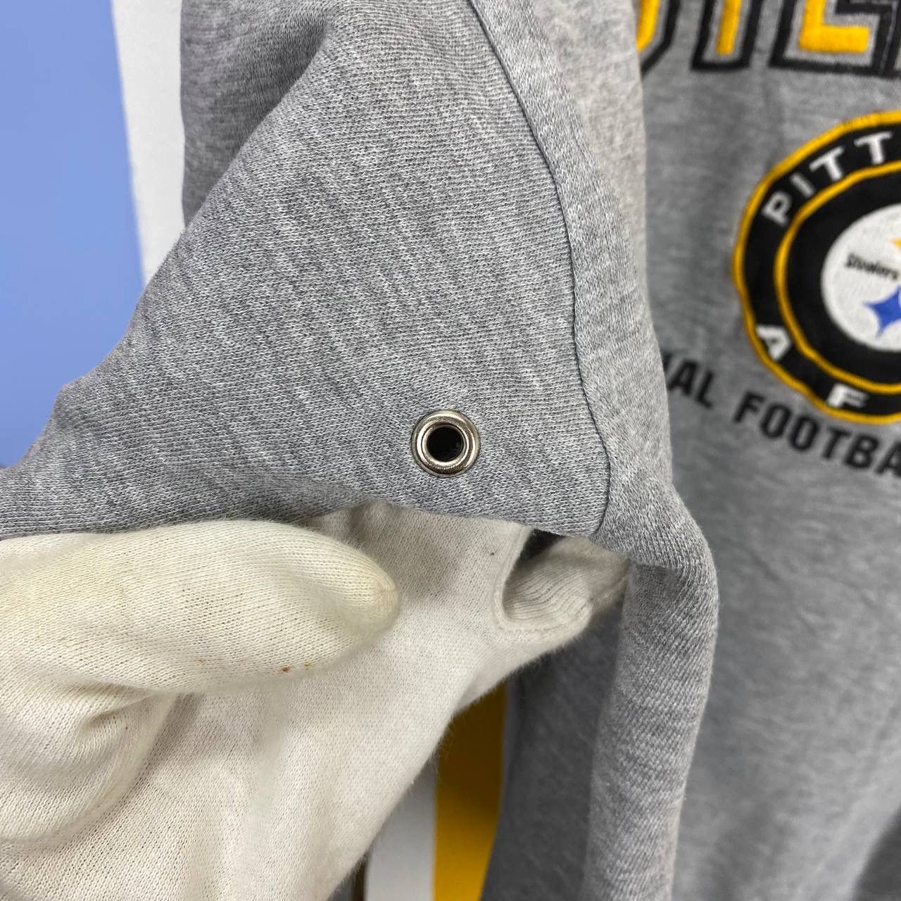 NFL 90s Vintage PITTSBURGH STEELERS by LEE Sweatshirt #2191/20 Size US XL / EU 56 / 4 - 4 Thumbnail