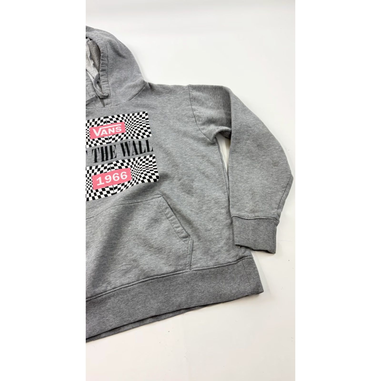 Vans Vans Hoodie Sweatshirt Mens Medium Gray Off The Wall 1966 Graphic Fleece Size US M / EU 48-50 / 2 - 2 Thumbnail