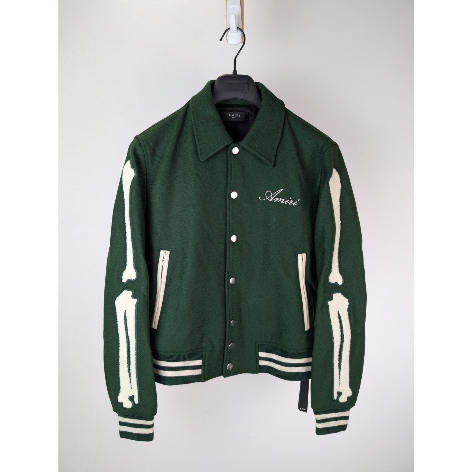 Amiri o1rshd1 Bones Jacket in Rain Forest Size US M / EU 48-50 / 2 - 11 Thumbnail