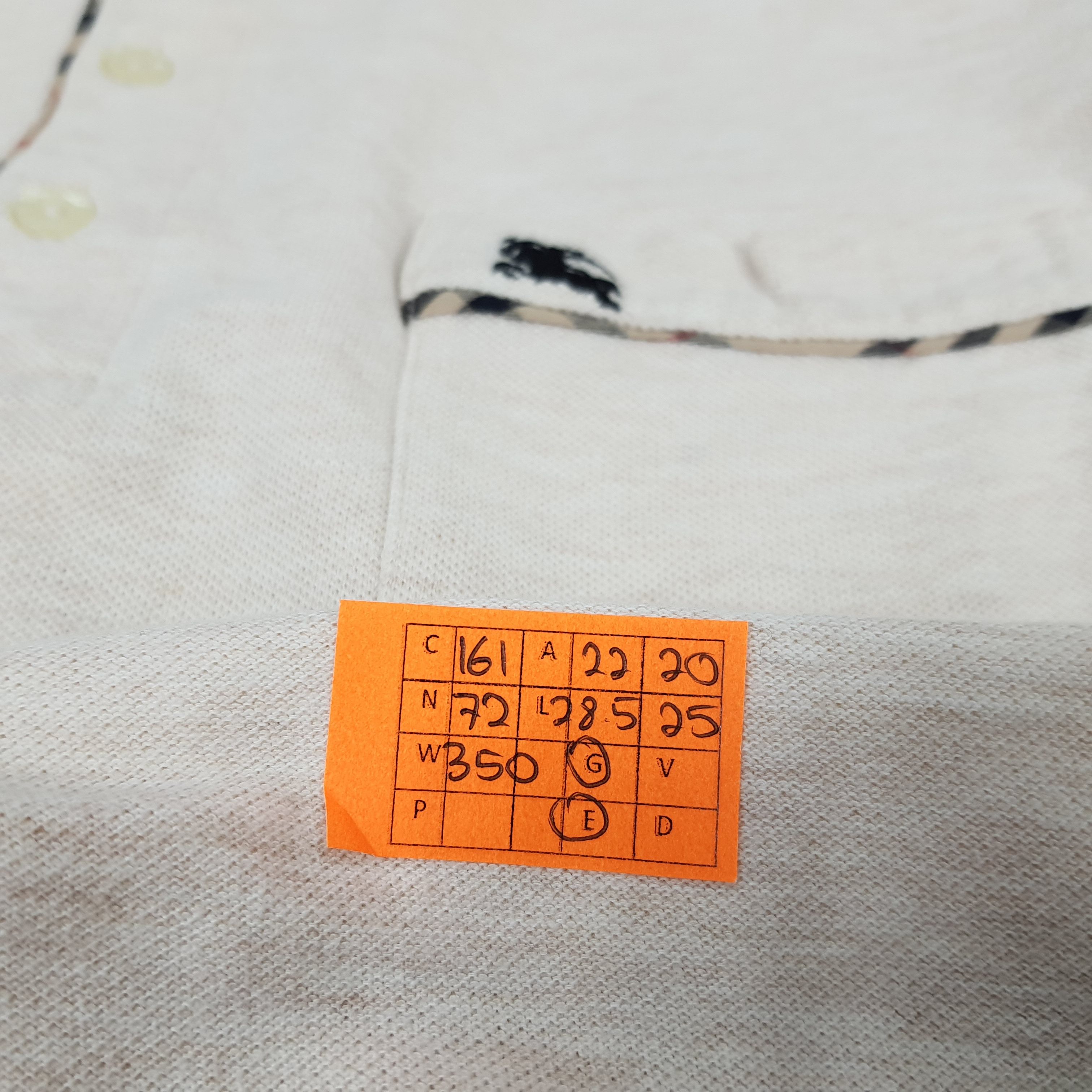 Burberry × Vintage Vintage Burberry London Long Sleeve Polo Shirt Size US L / EU 52-54 / 3 - 10 Thumbnail
