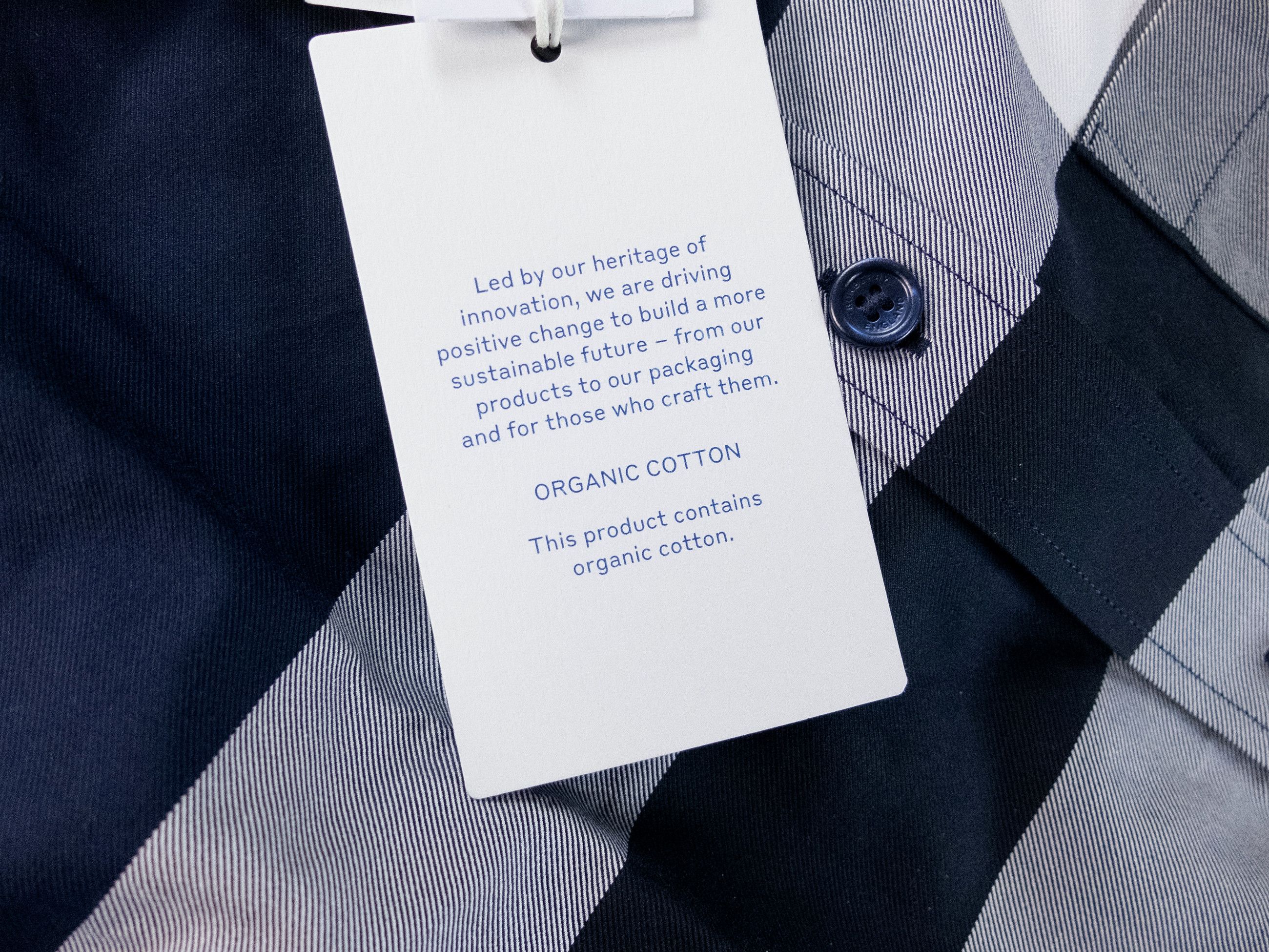 Burberry BURBERRY navy blue slim fit classic check cotton shirt M Size US M / EU 48-50 / 2 - 9 Thumbnail
