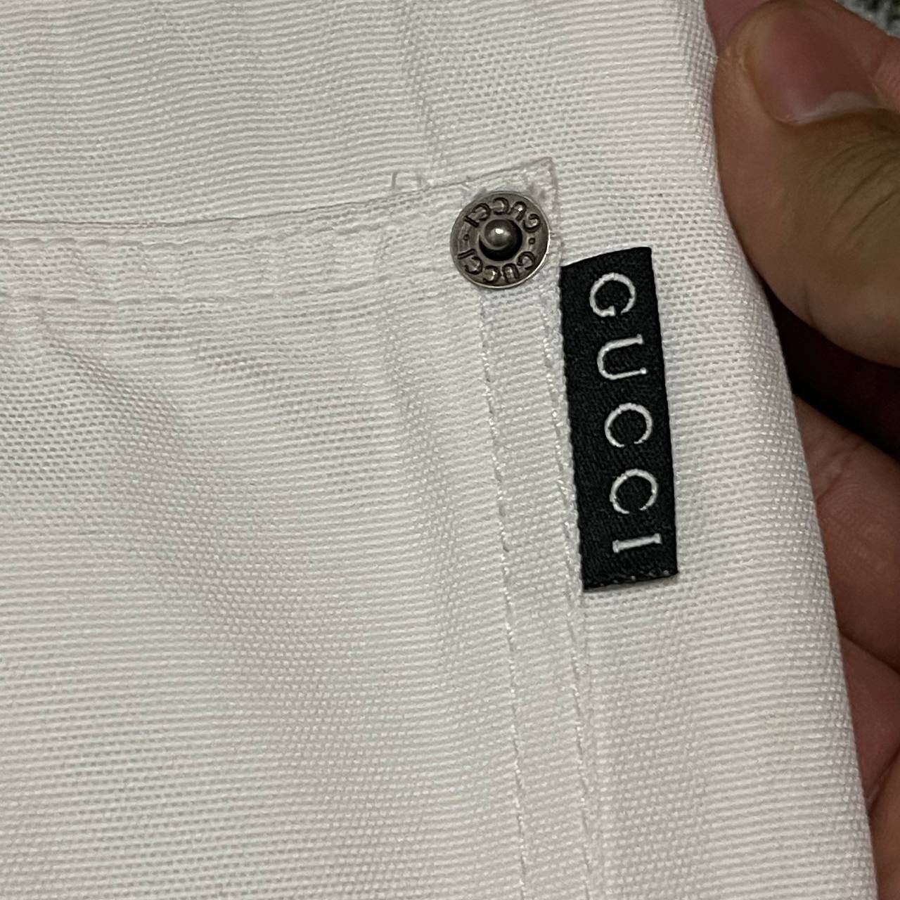 Gucci Vintage Gucci White Jeans Size US 26 / EU 42 - 14 Thumbnail