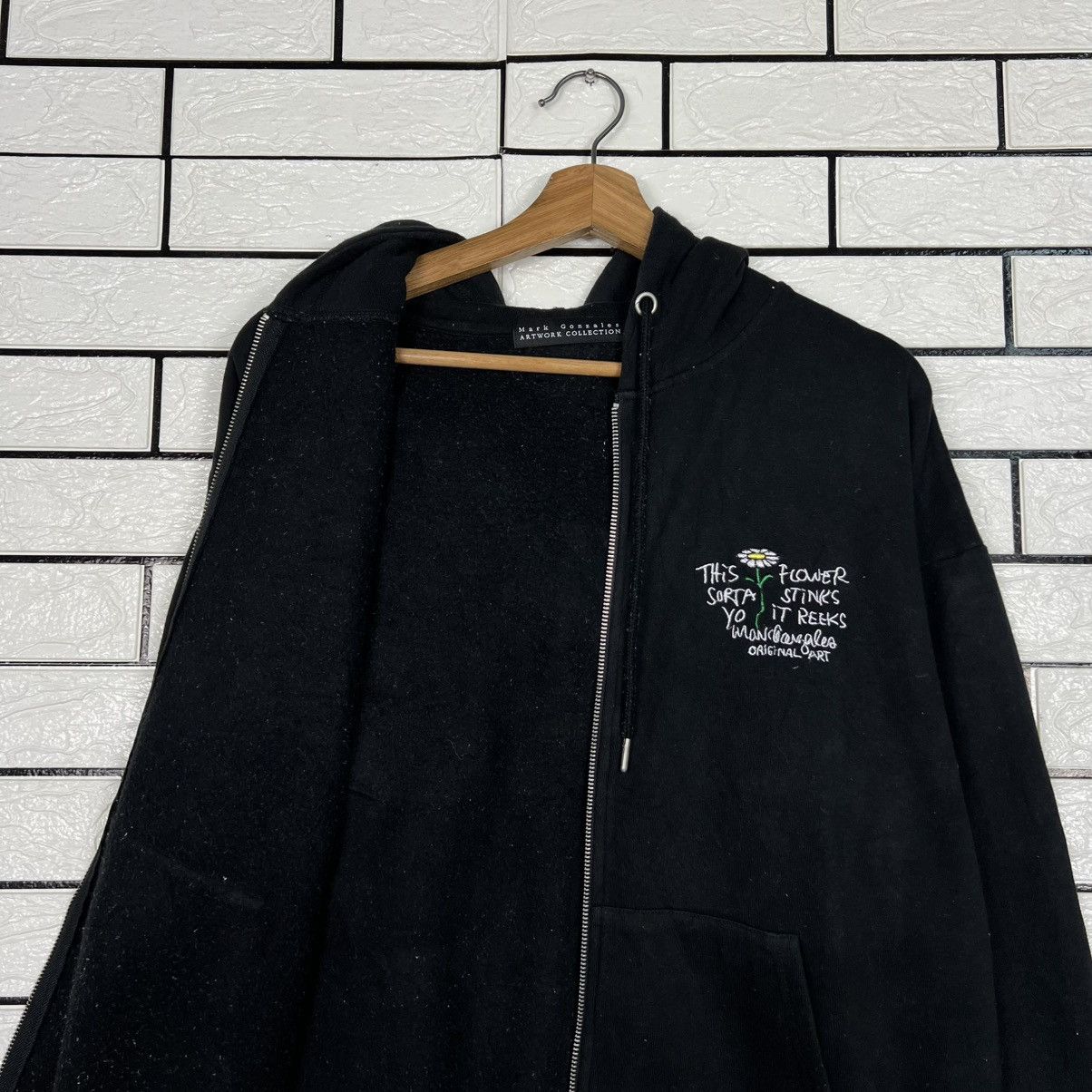 Japanese Brand MARK GONZALES Artwork Collection Zipper Hoodies #4187-C191 Size US M / EU 48-50 / 2 - 13 Thumbnail