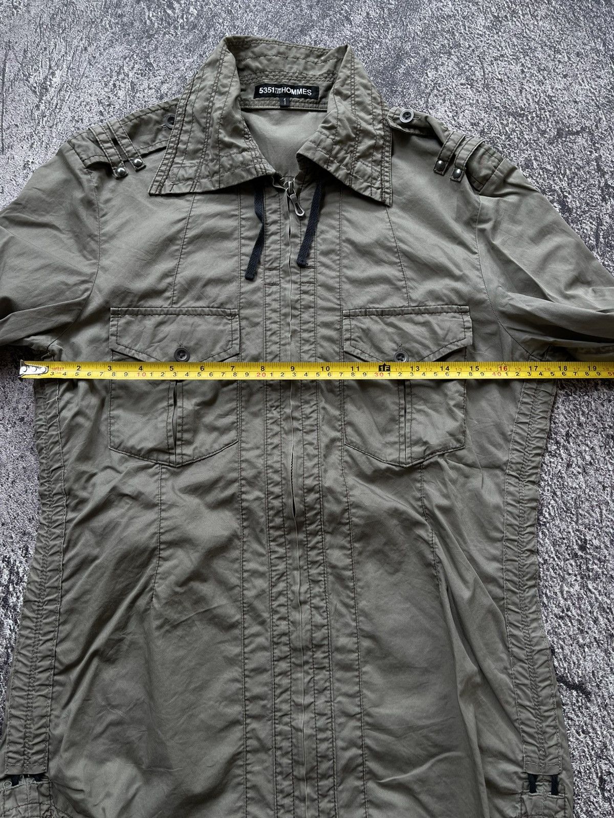 5351 POUR LES HOMMES 5351 Pour Les Hommes vkei lgb style zipper shirt Size US M / EU 48-50 / 2 - 12 Thumbnail