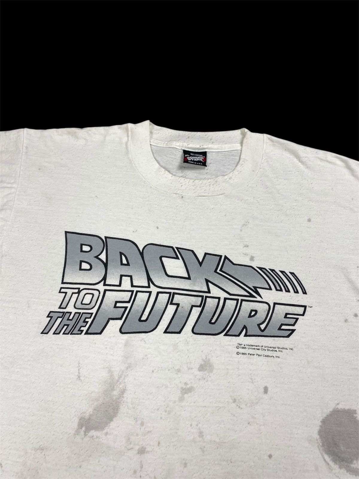 Vintage Vintage Back To The Future 1985s Movie T-Shirt Size US XL / EU 56 / 4 - 3 Thumbnail