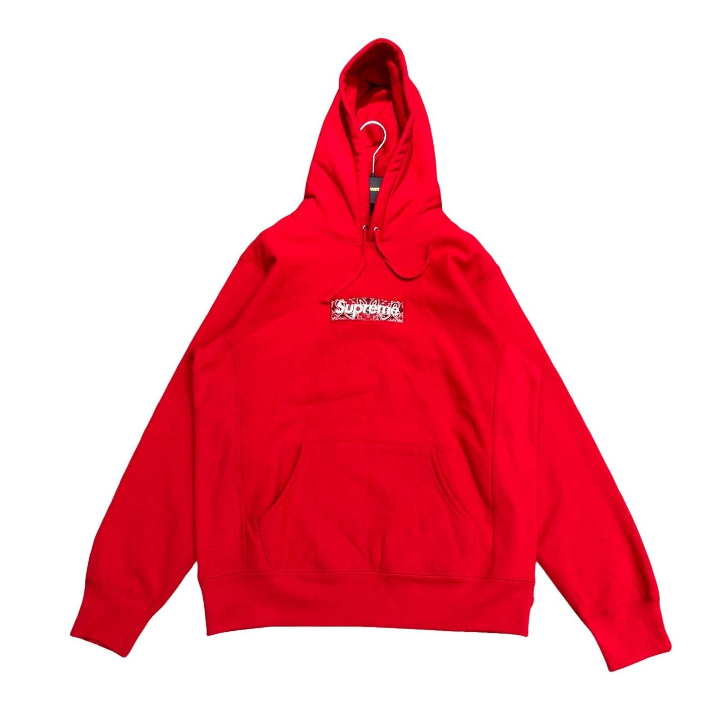 Supreme Supreme Bandana Box Logo Hoodie Red Size M Size US M / EU 48-50 / 2 - 1 Thumbnail