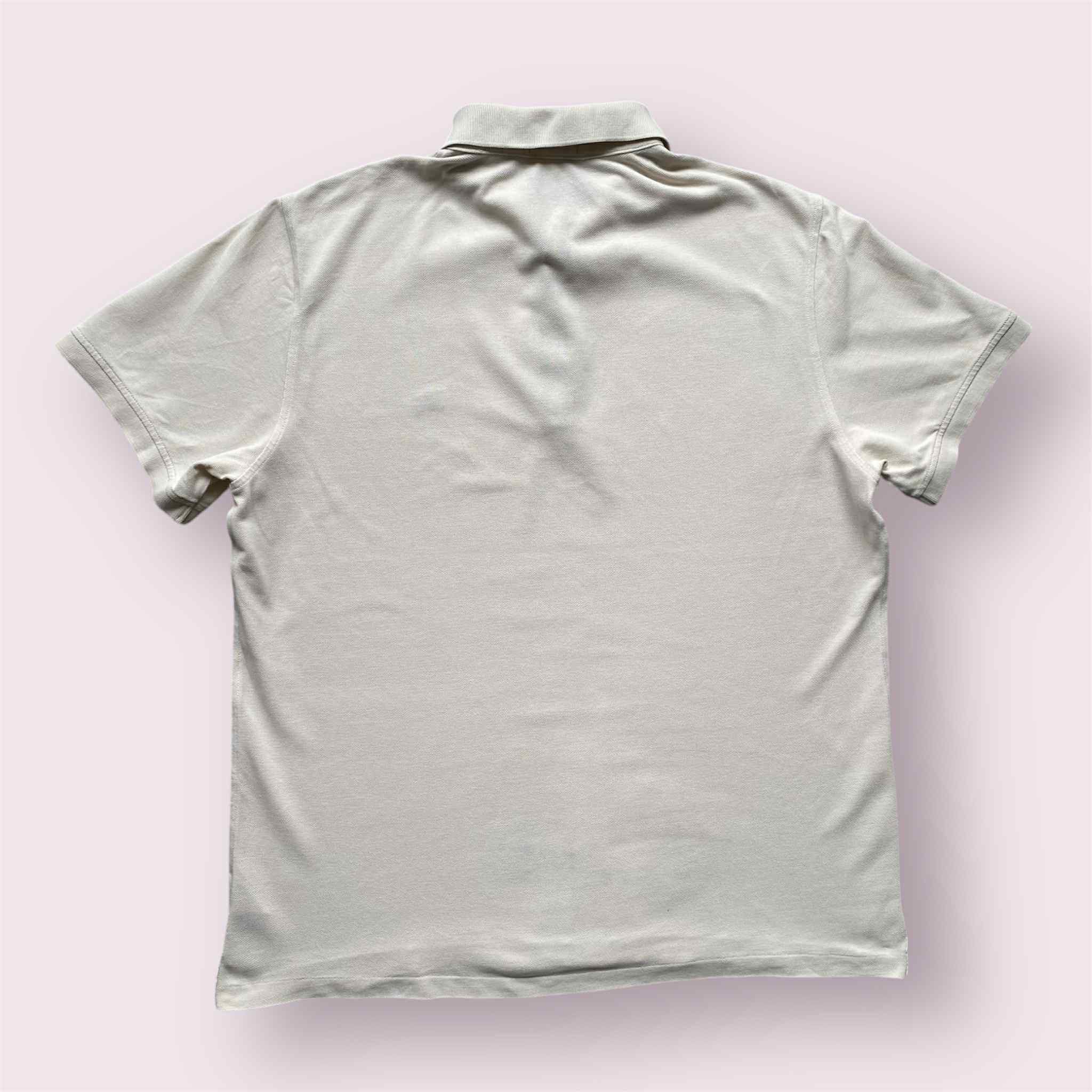 Burberry Burberry Brit Men's Beige Cream Polo Embroidered Nova Check Size US XXL / EU 58 / 5 - 2 Thumbnail