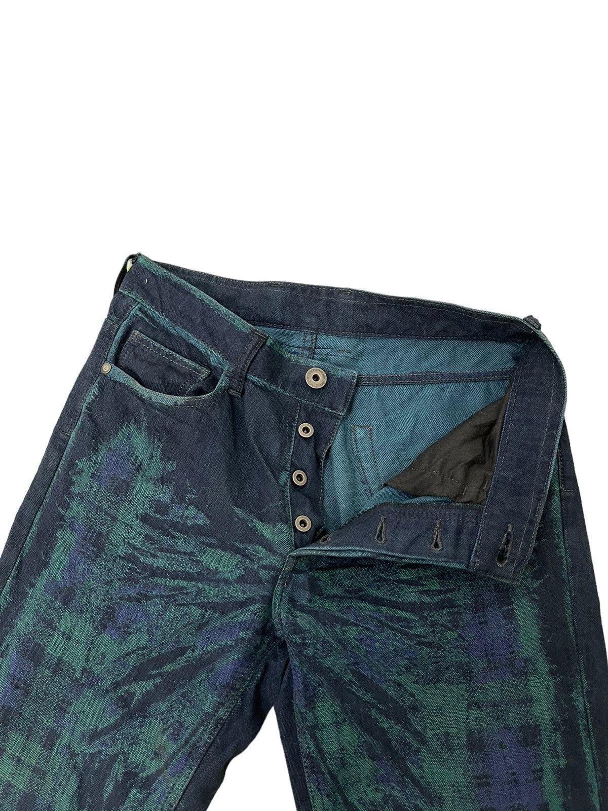 Issey Miyake Whiskered Laser Issey Miyake Men Slim Jeans 6🟦8 Size US 32 / EU 48 - 10 Thumbnail