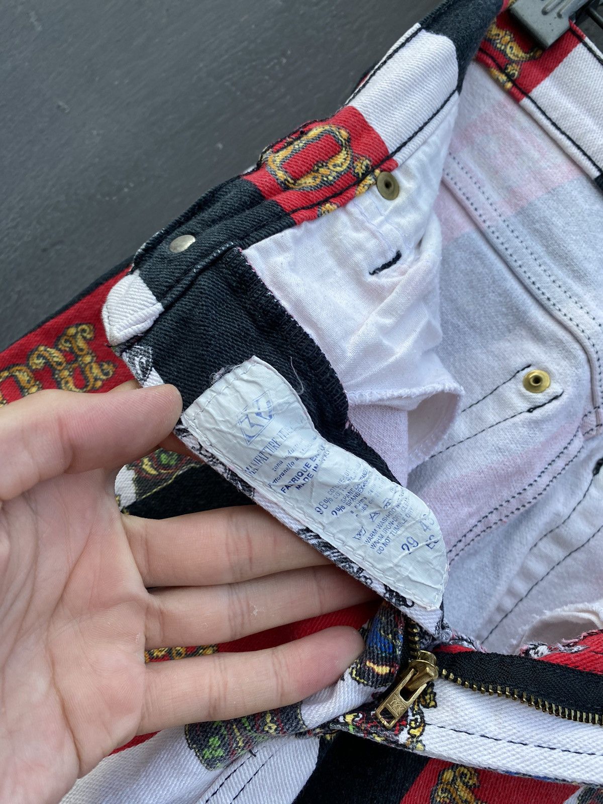 Versace Versace 90s Vintage Rock Royalty pants size 29 made in italy Size 29" - 13 Thumbnail